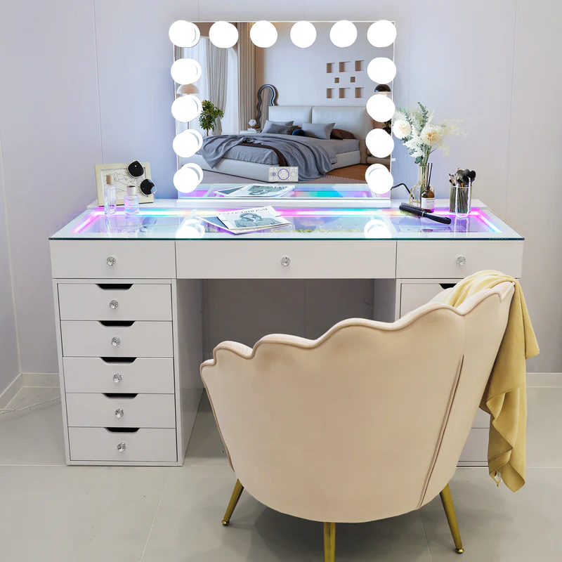 What Are the Standard Dimensions of a Makeup Vanity Table?