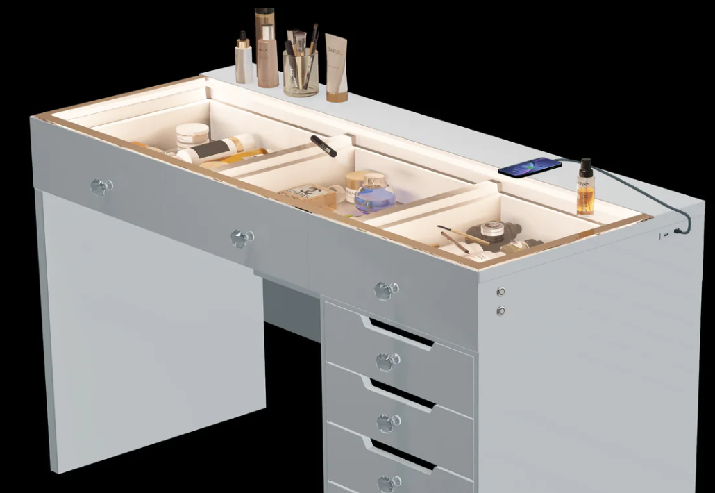 Maximize Functionality with Double-Duty Vanity Desks