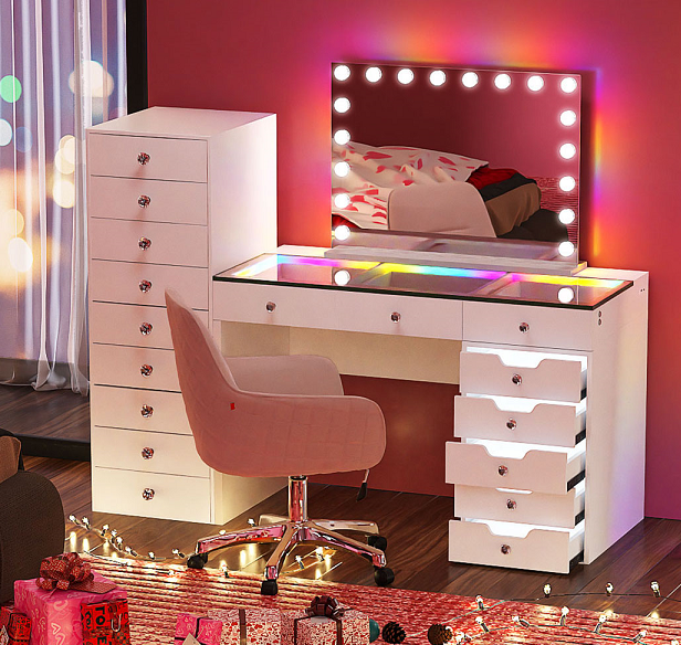 Elevate Your Beauty Routine with VANITII Vanity Makeup Chairs and Vanities