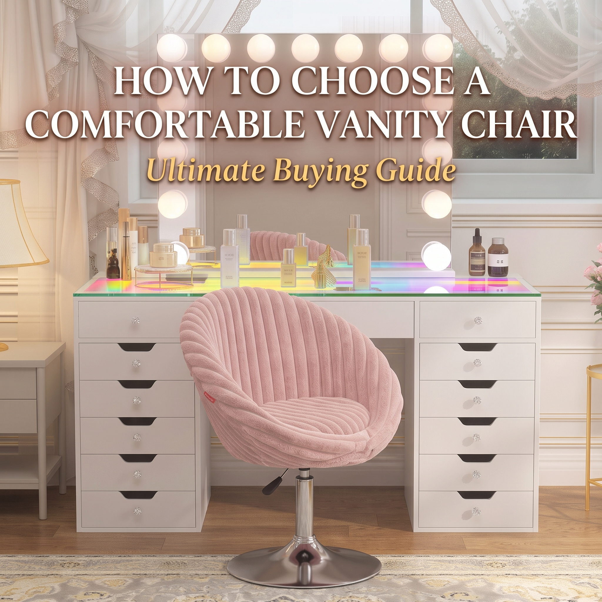 How to Choose a Comfortable Vanity Chair-Ultimate Buying Guide