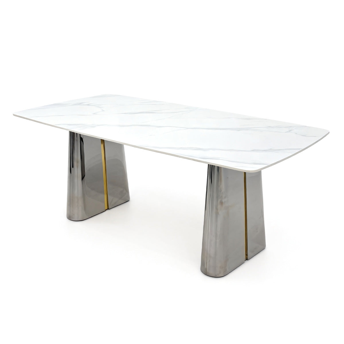 Rock plate dining table