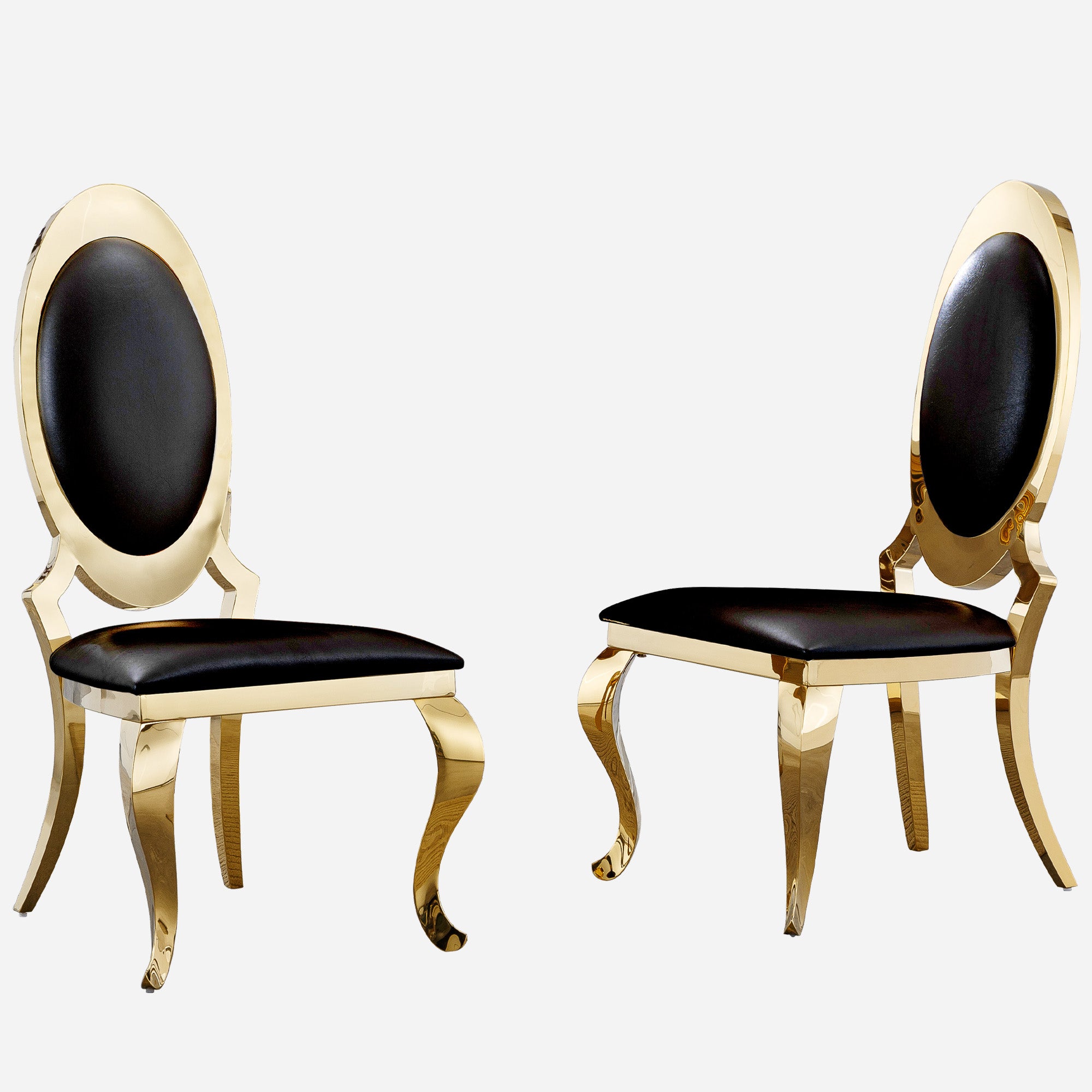 Soft PU Leather Upholstered Chairs (Includes two chairs)