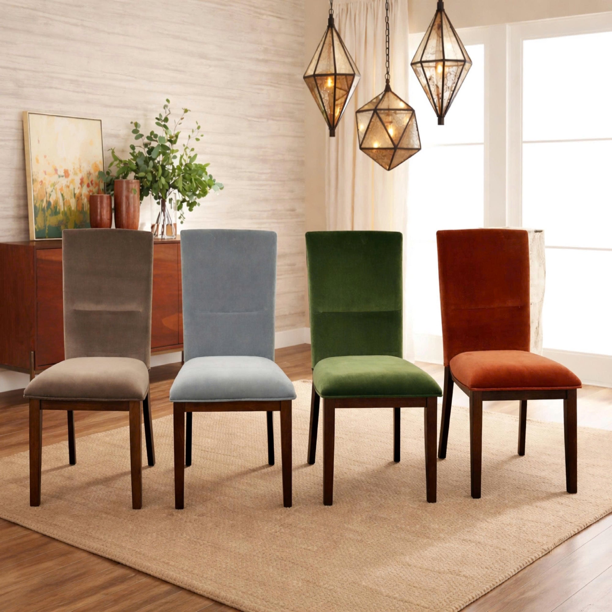 SIDE CHAIR ( VELVET) 2506SC-2pcs/CTN