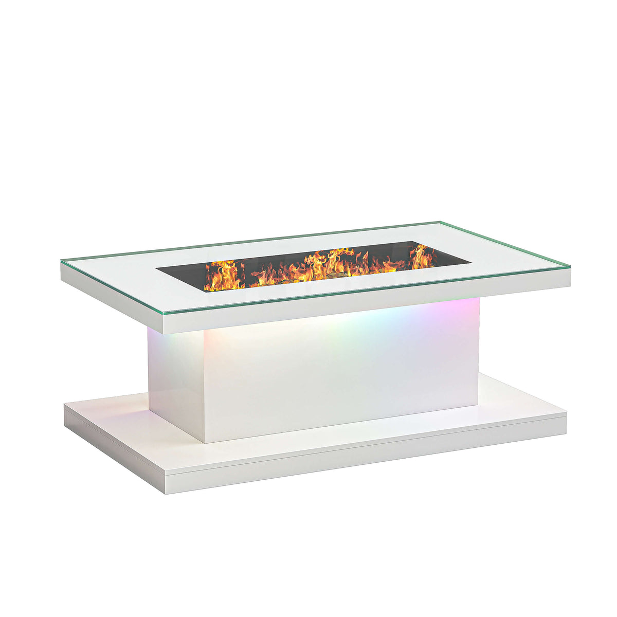 Kelly Coffee Table with Realistic Flame Effect