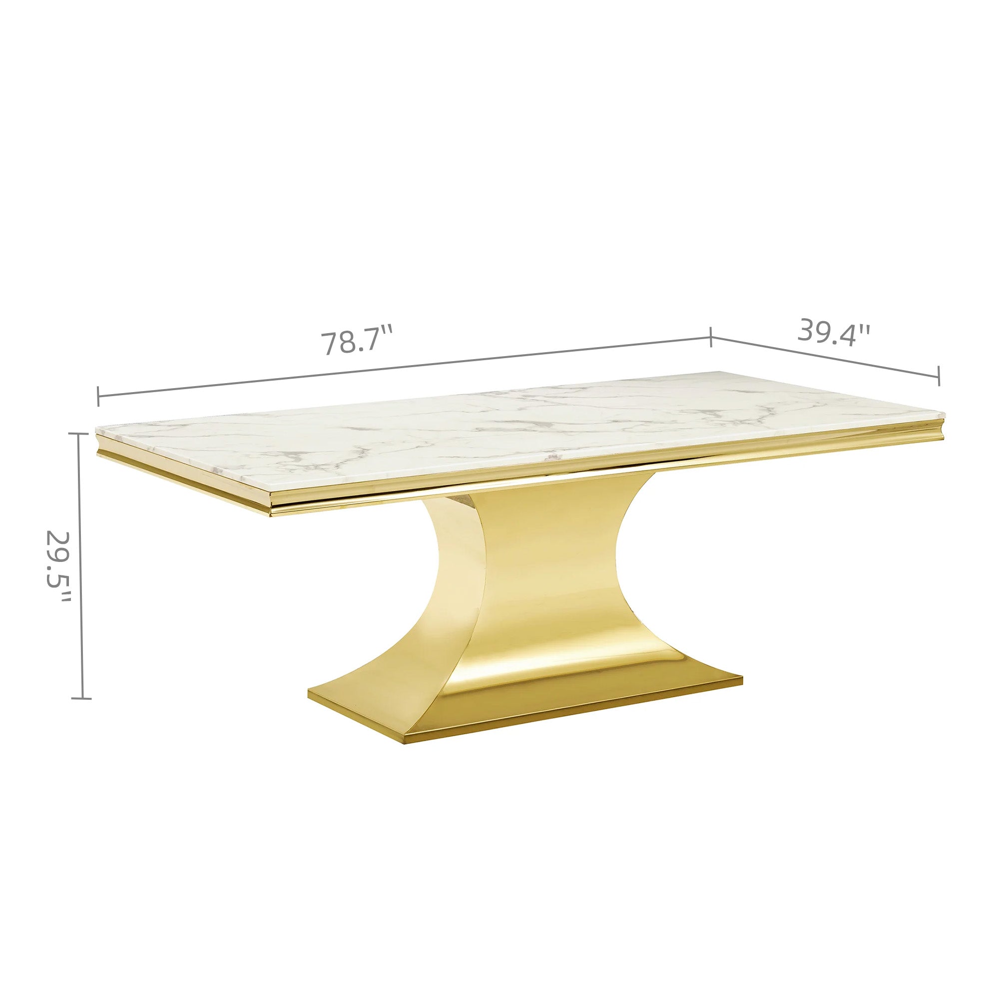 New Design Marble Top Dining Table