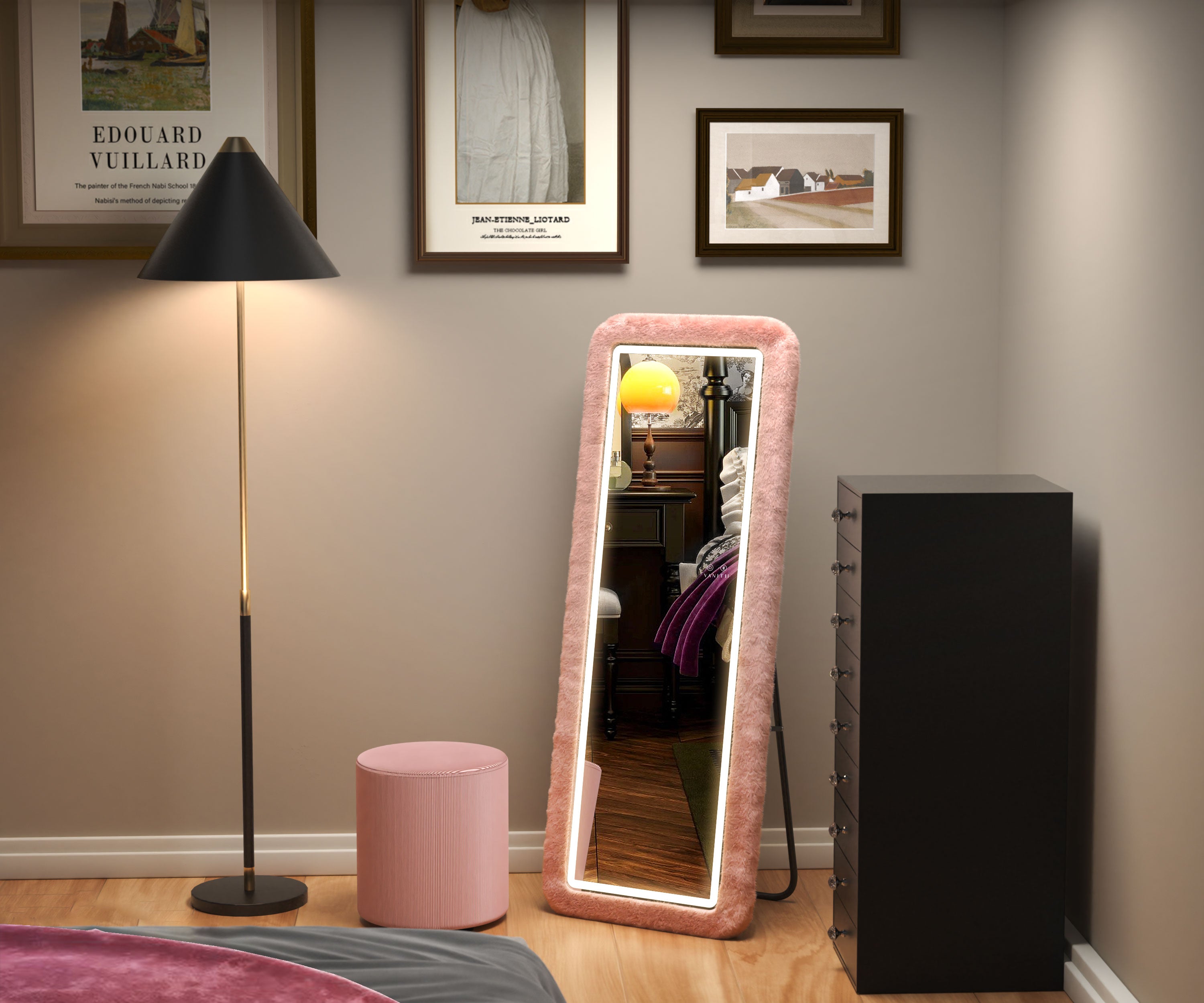 VANITII Full Length Vanity Dressing Mirror