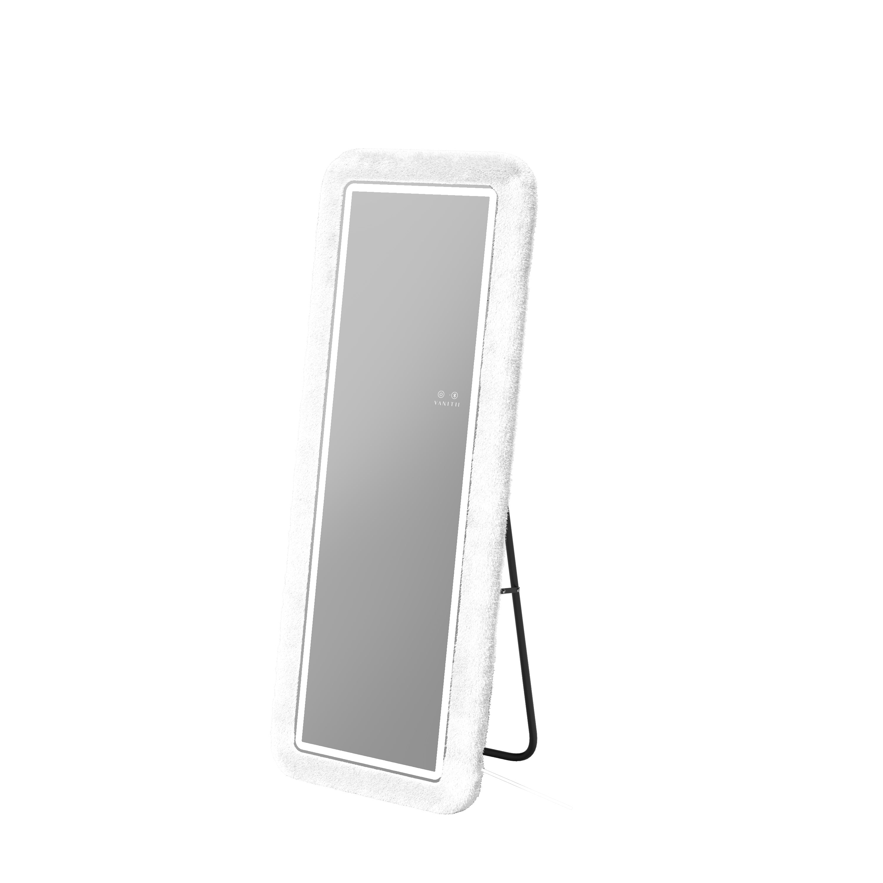 Fluffy Framed Design Full Length Mirror