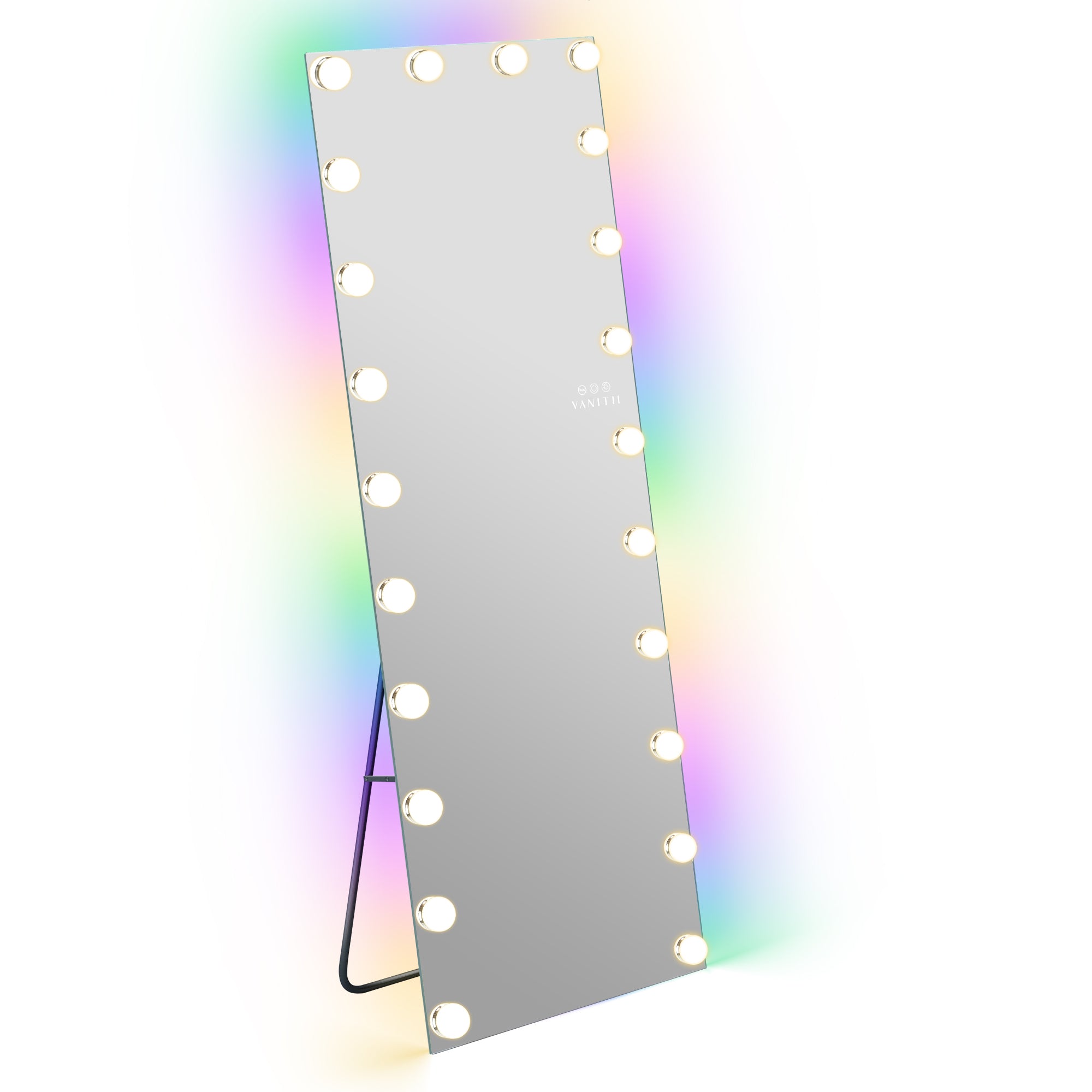 VANITII Hollywood Vanity Mirror - Full Length Vanity Mirror with RGB Lighting
