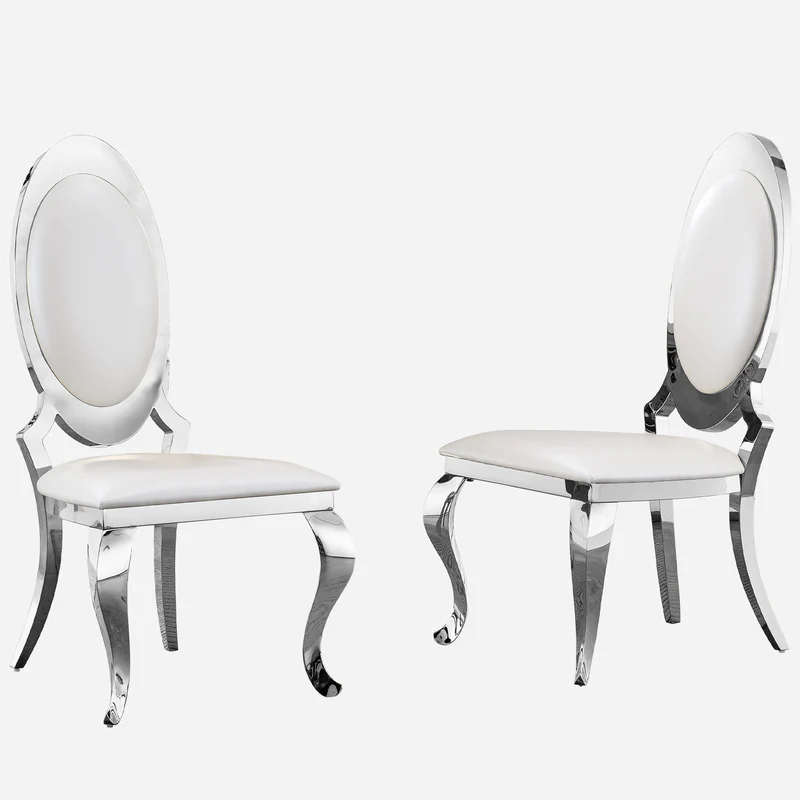 Soft PU Leather Upholstered Chairs (Includes two chairs)