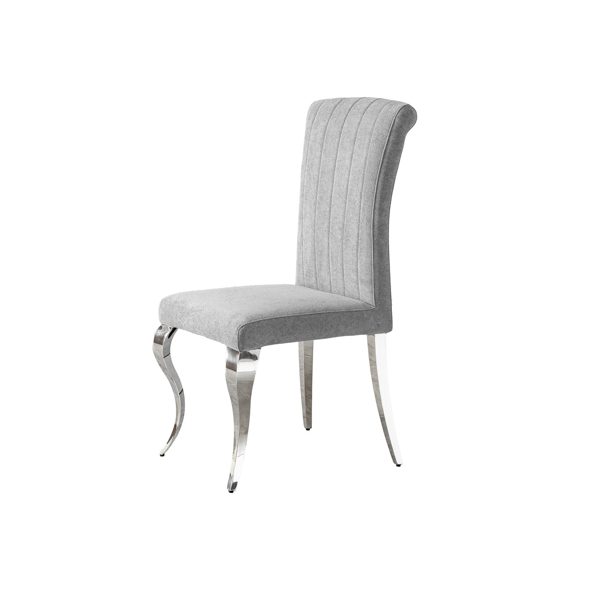 Modern High Back dining chair,201 Stainless Steel 6pcs/CTN