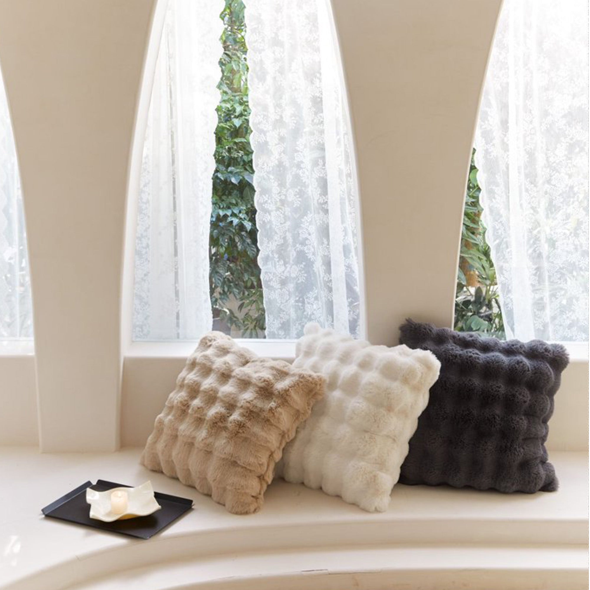 Teddy Fleece Pillow Cover