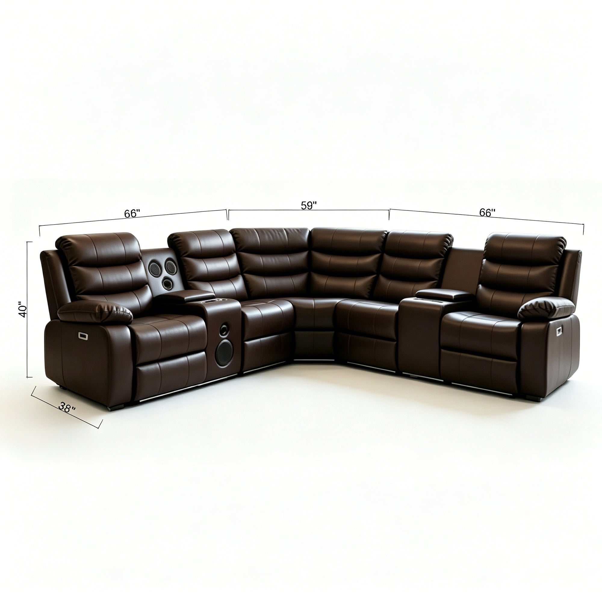 POWER RECLINER SECTIONAL SOFA