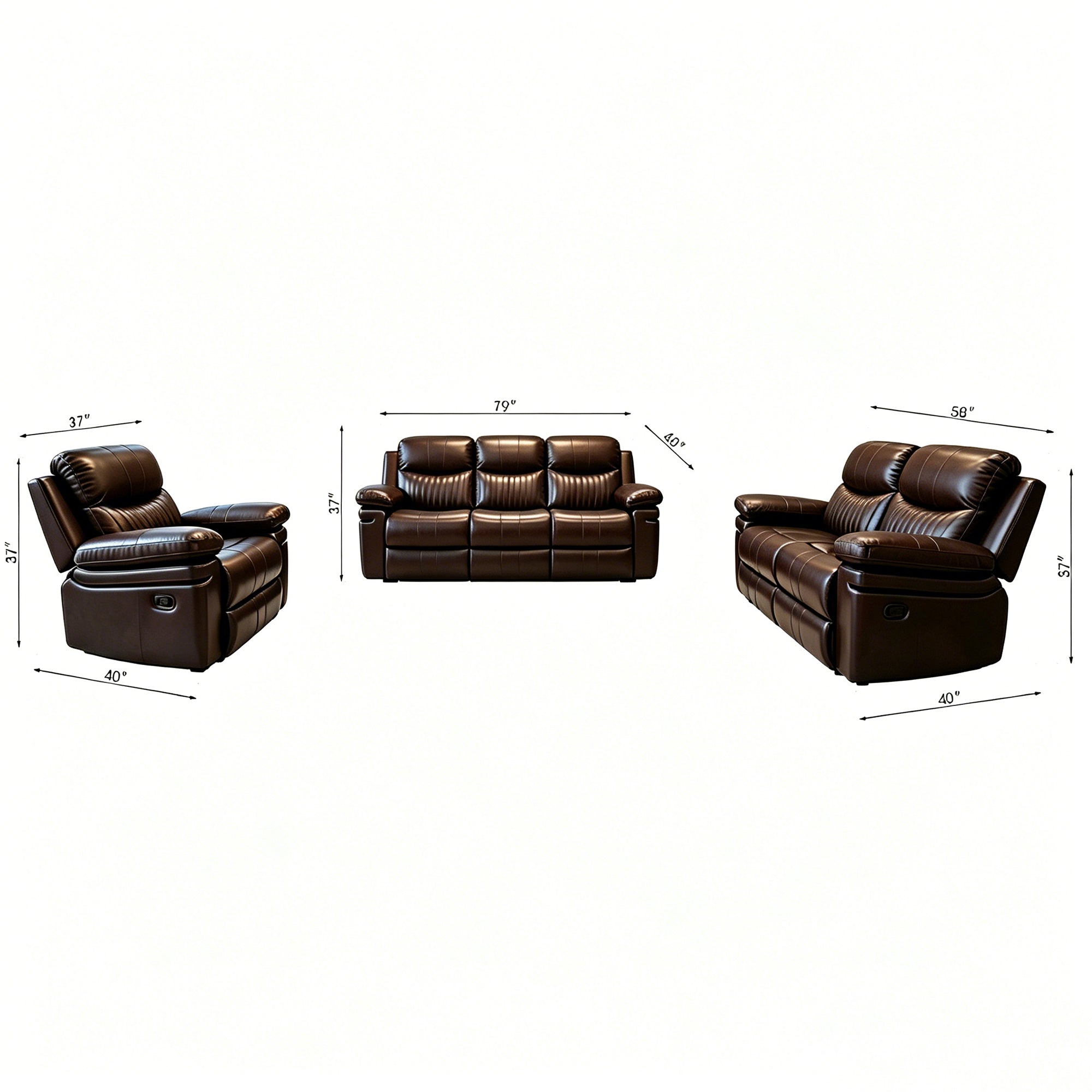 MANUAL RECLINER SOFA