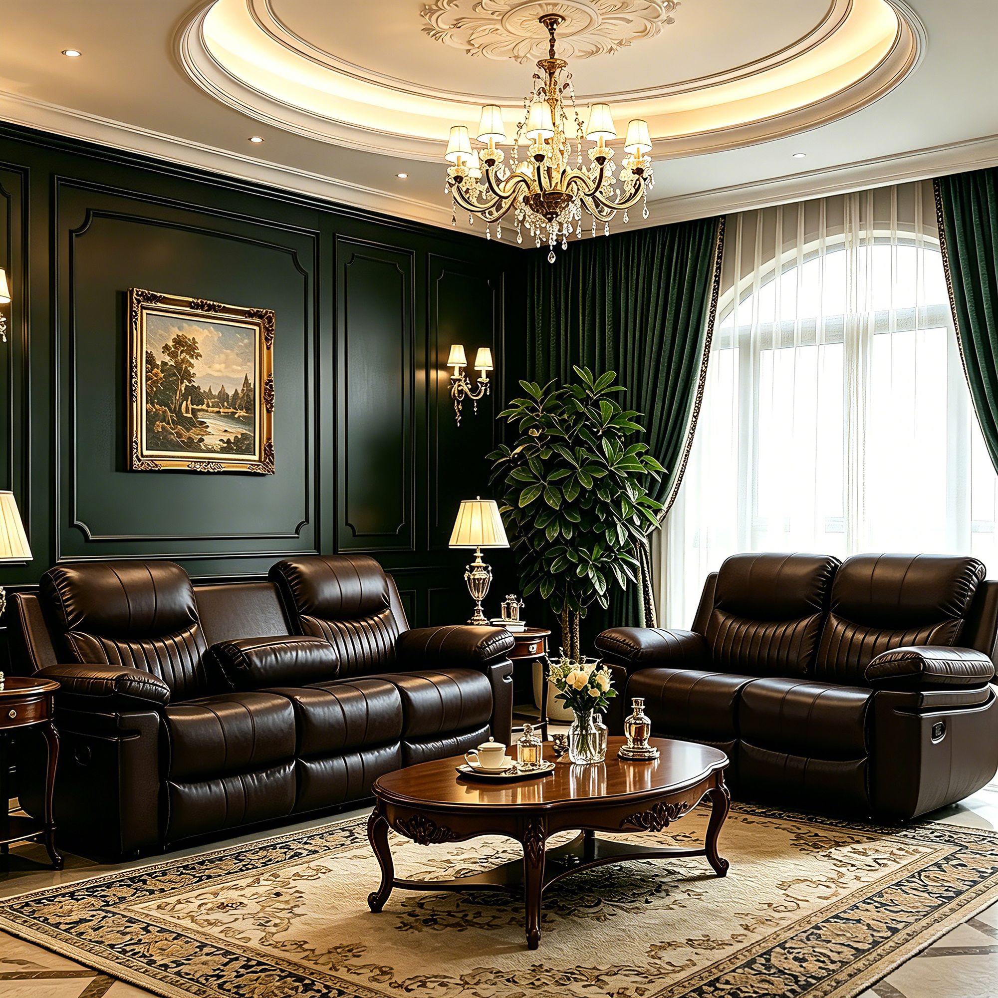 MANUAL RECLINER SOFA SET