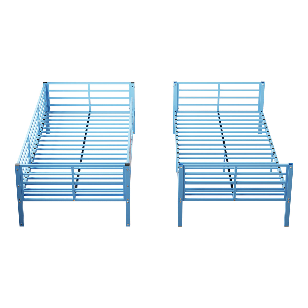 Metal Bunk Bed Frame with Full-length