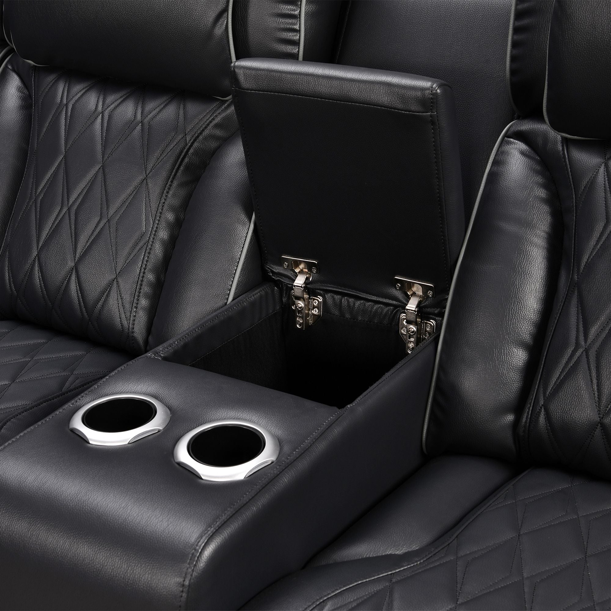 Power Recliner Sectional MC2953 Black