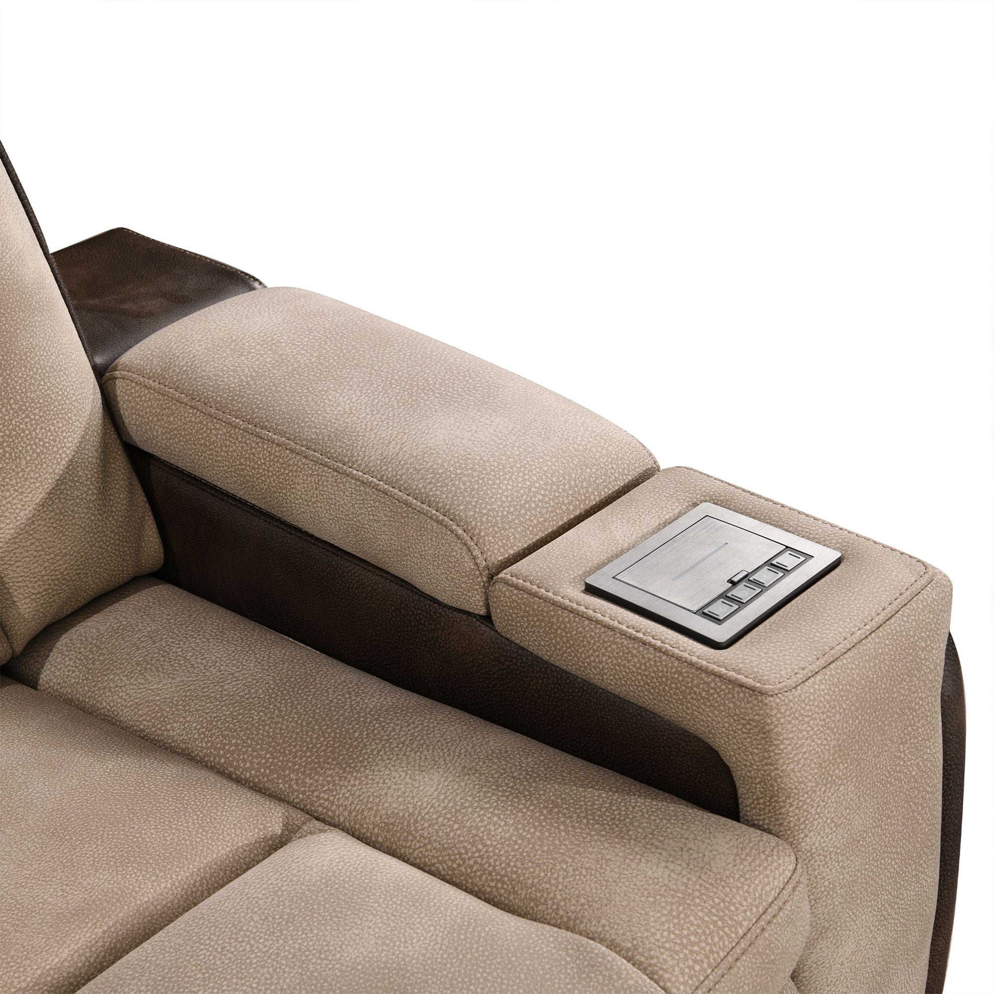 Power Recliner Sectional MC2866 Brown