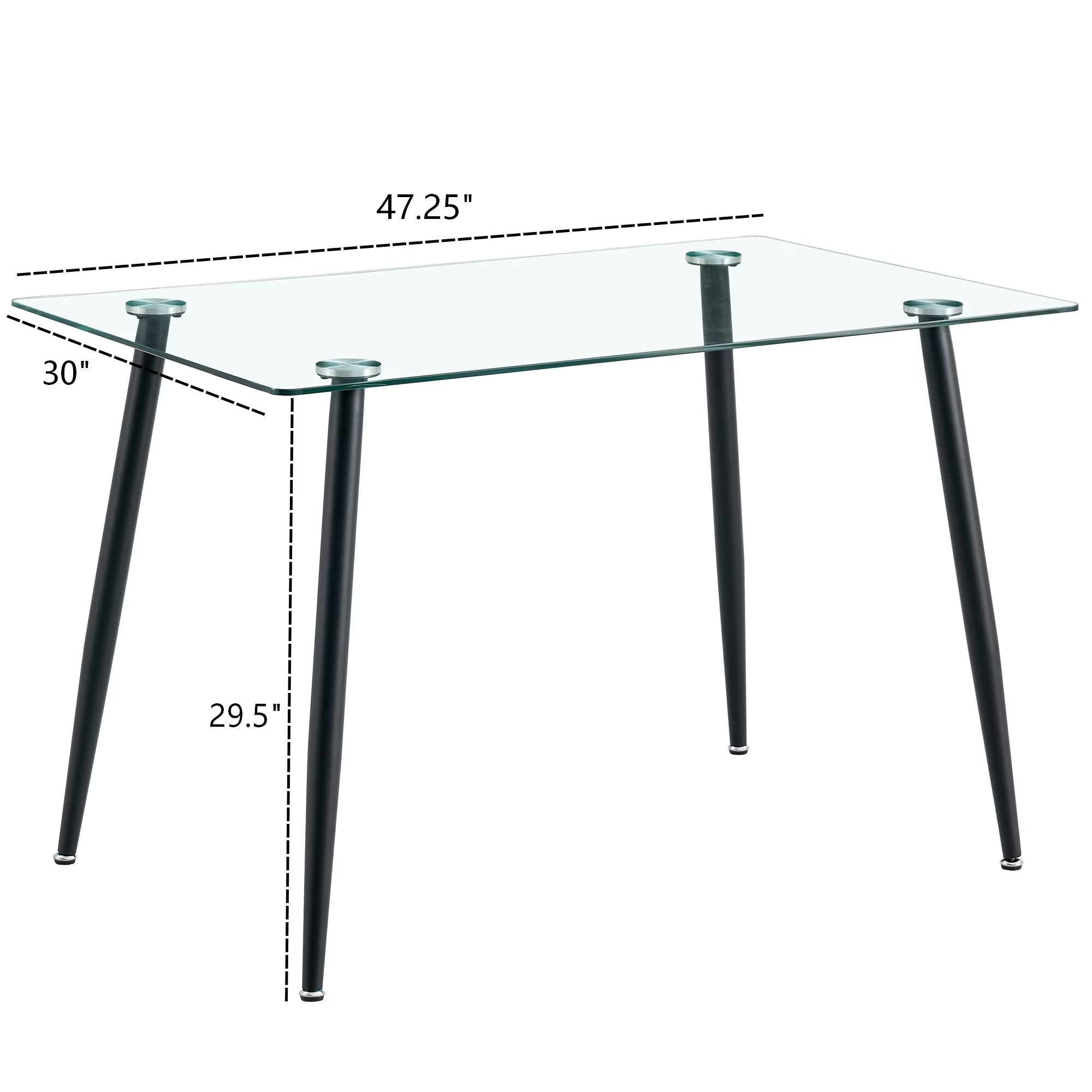DINING TABLE WITH ADJUSTABLE FEET-DT010