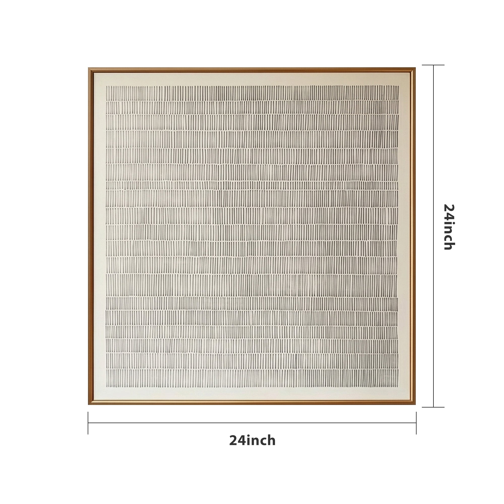 Pure Handmade Black White Textured Contemporary Canvas Home Decor