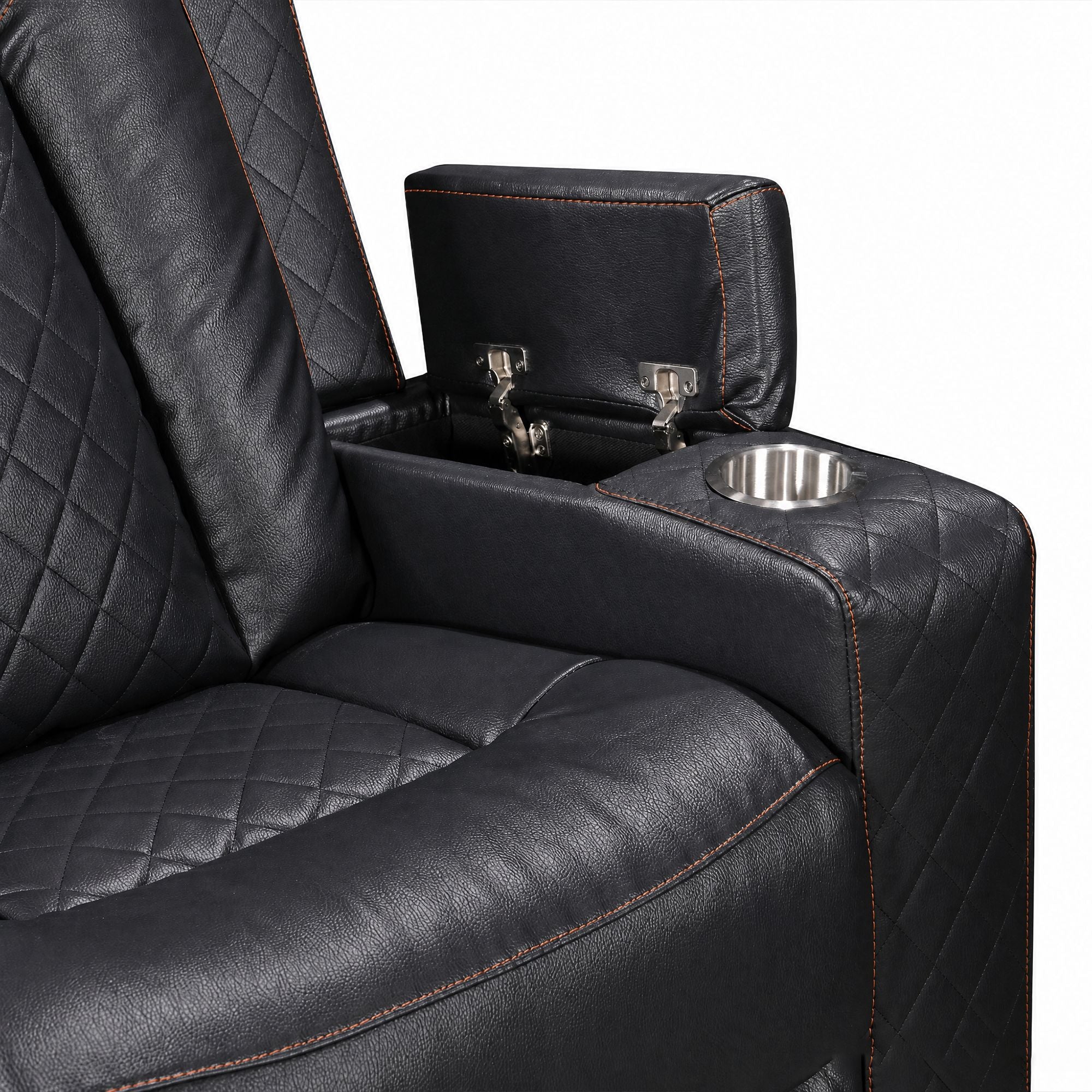 Power Recliner Sofa & Loveseat & Chair MR2855B BLACK