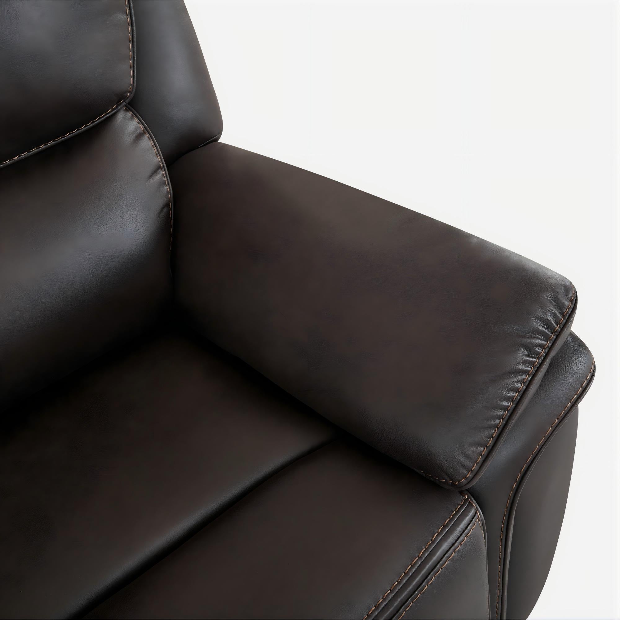 Melt Padded Backrest Faux Leather Recliner 2PP