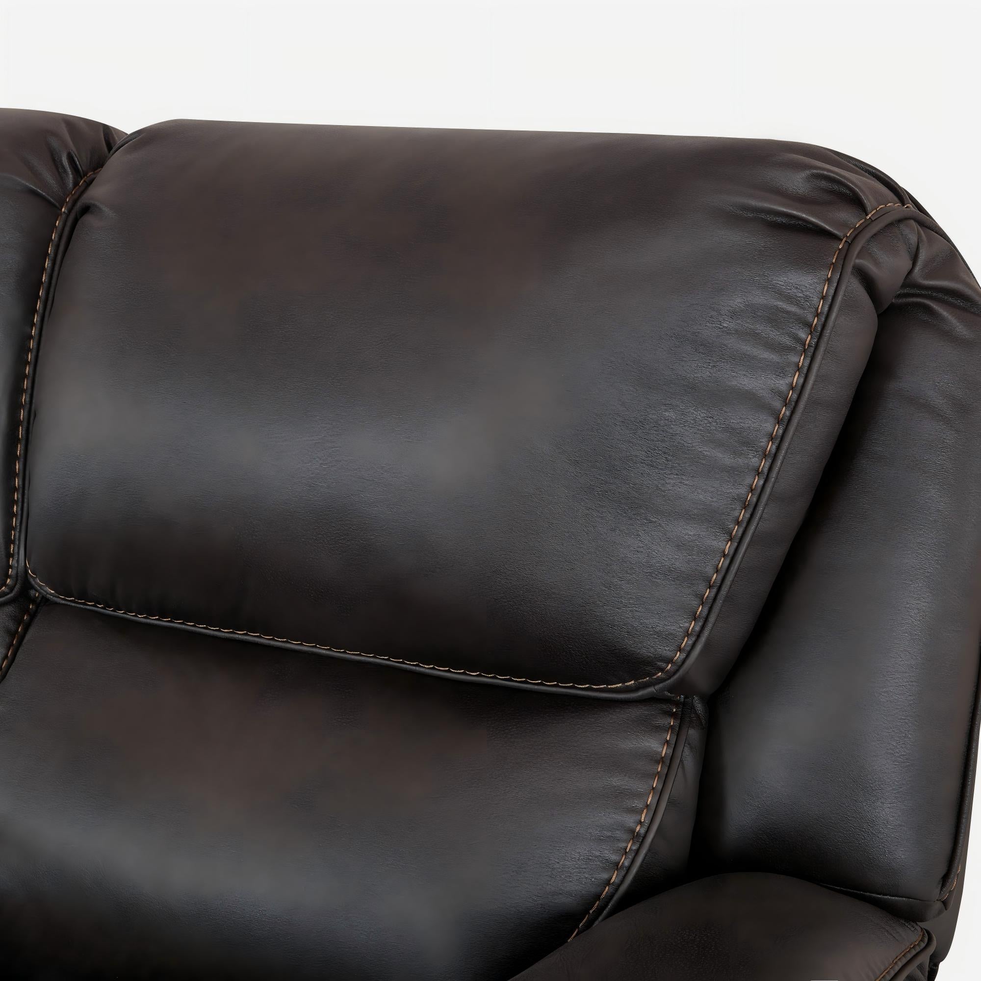 Melt Padded Backrest Faux Leather Recliner 2PP