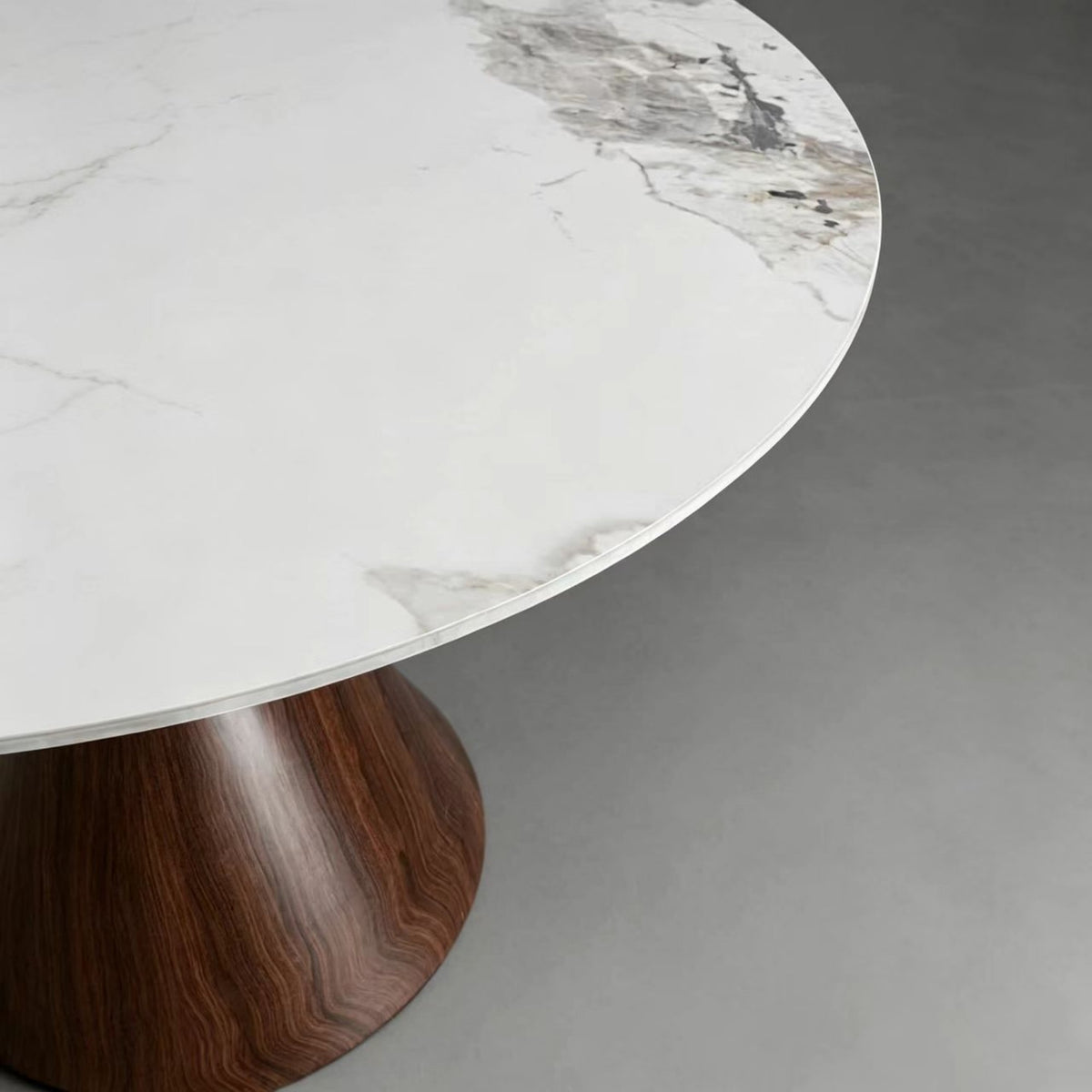 ET001-Modern Round Sintered Stone Side Table
