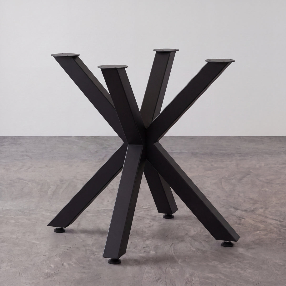 Black Carbon Steel X-Shape Side Table Base(1pcs/CTN)