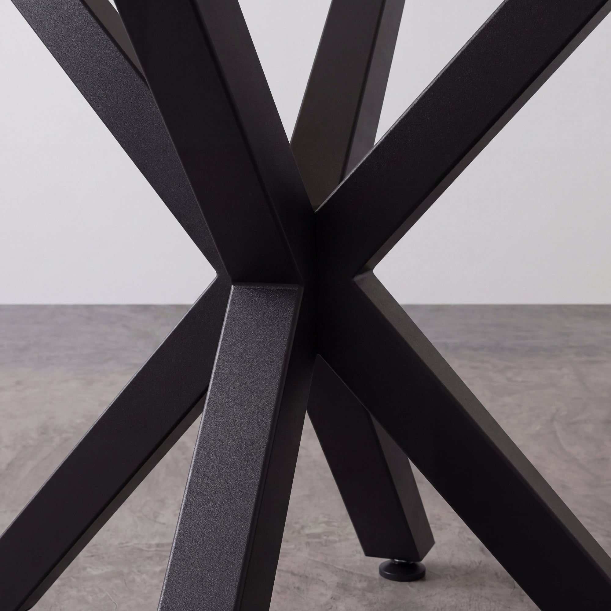 Black Carbon Steel X-Shape Side Table Base(1pcs/CTN)