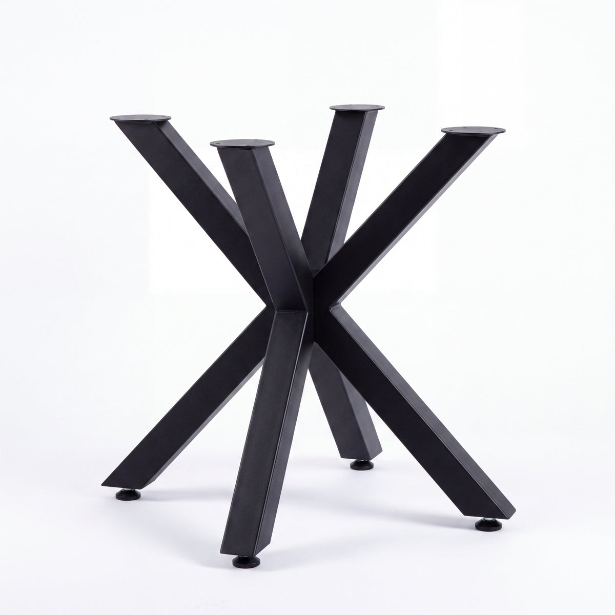 Black Carbon Steel X-Shape Side Table Base(1pcs/CTN)