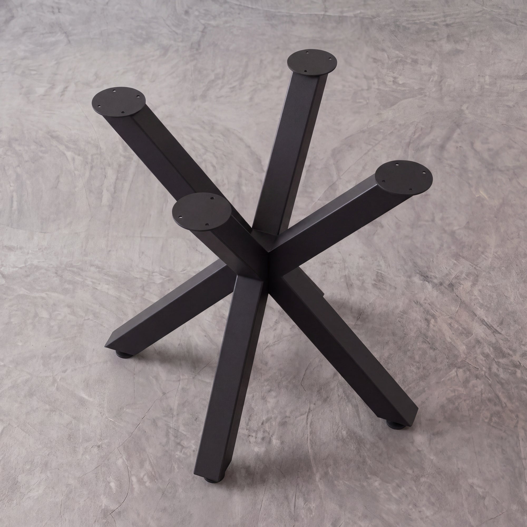 Black Carbon Steel X-Shape Side Table Base(1pcs/CTN)