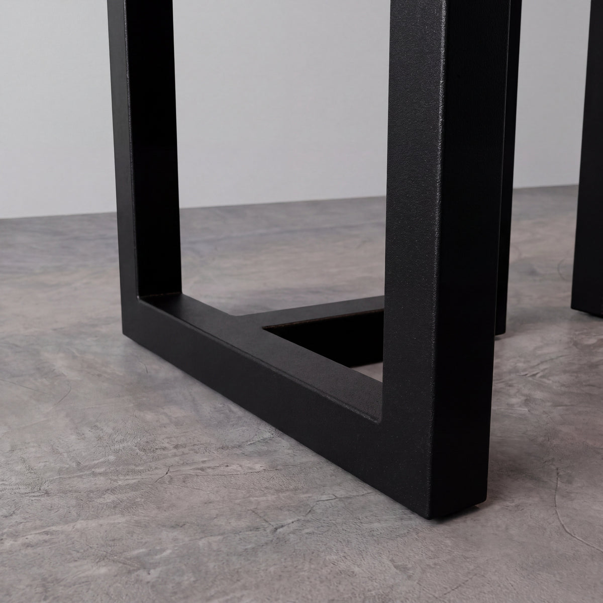 Black T-Shape Carbon Steel Table Leg Frame-MTC01100(2pcs/CTN)