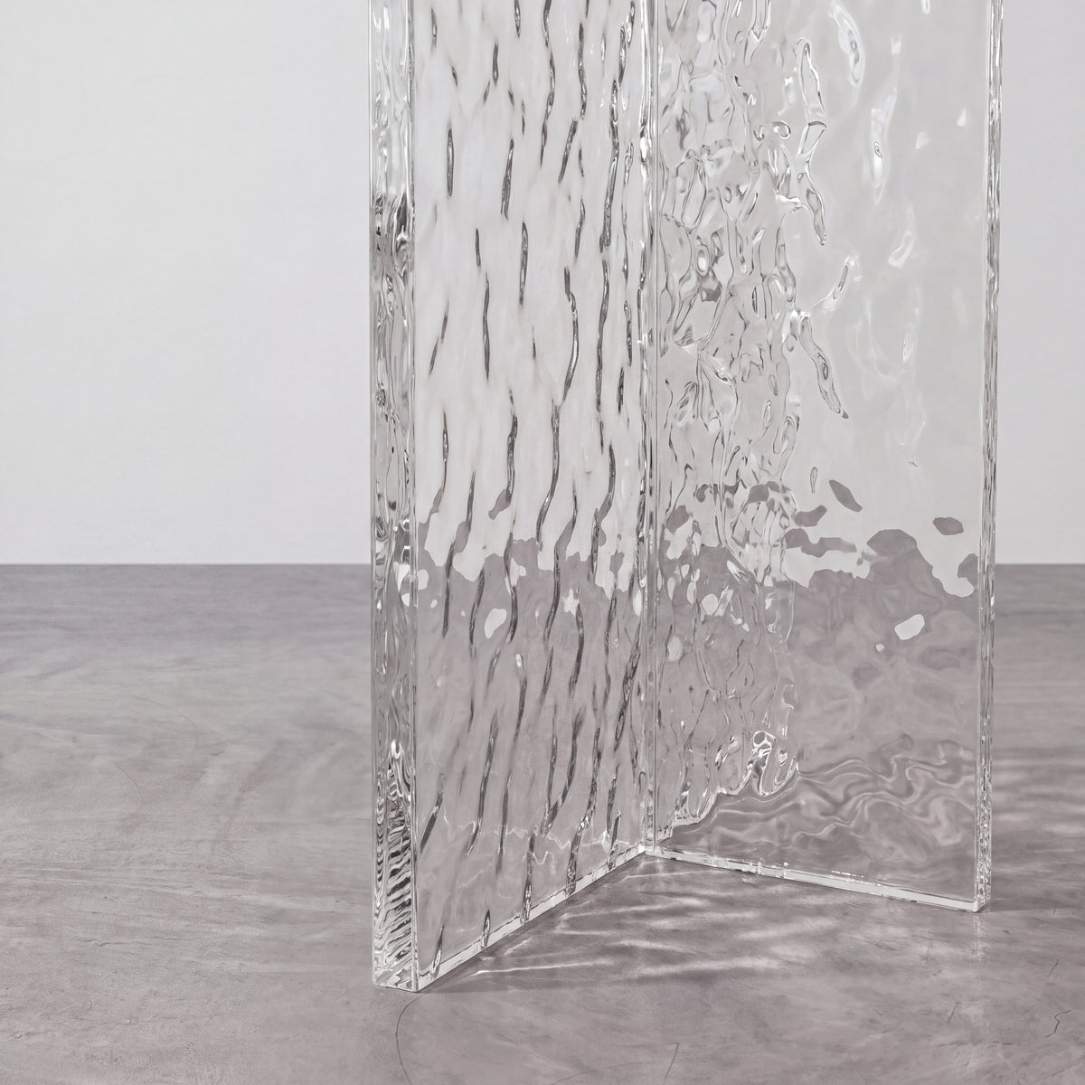 Clear T-Shaped Ice Crystal Acrylic Table Legs(3pcs/CTN)