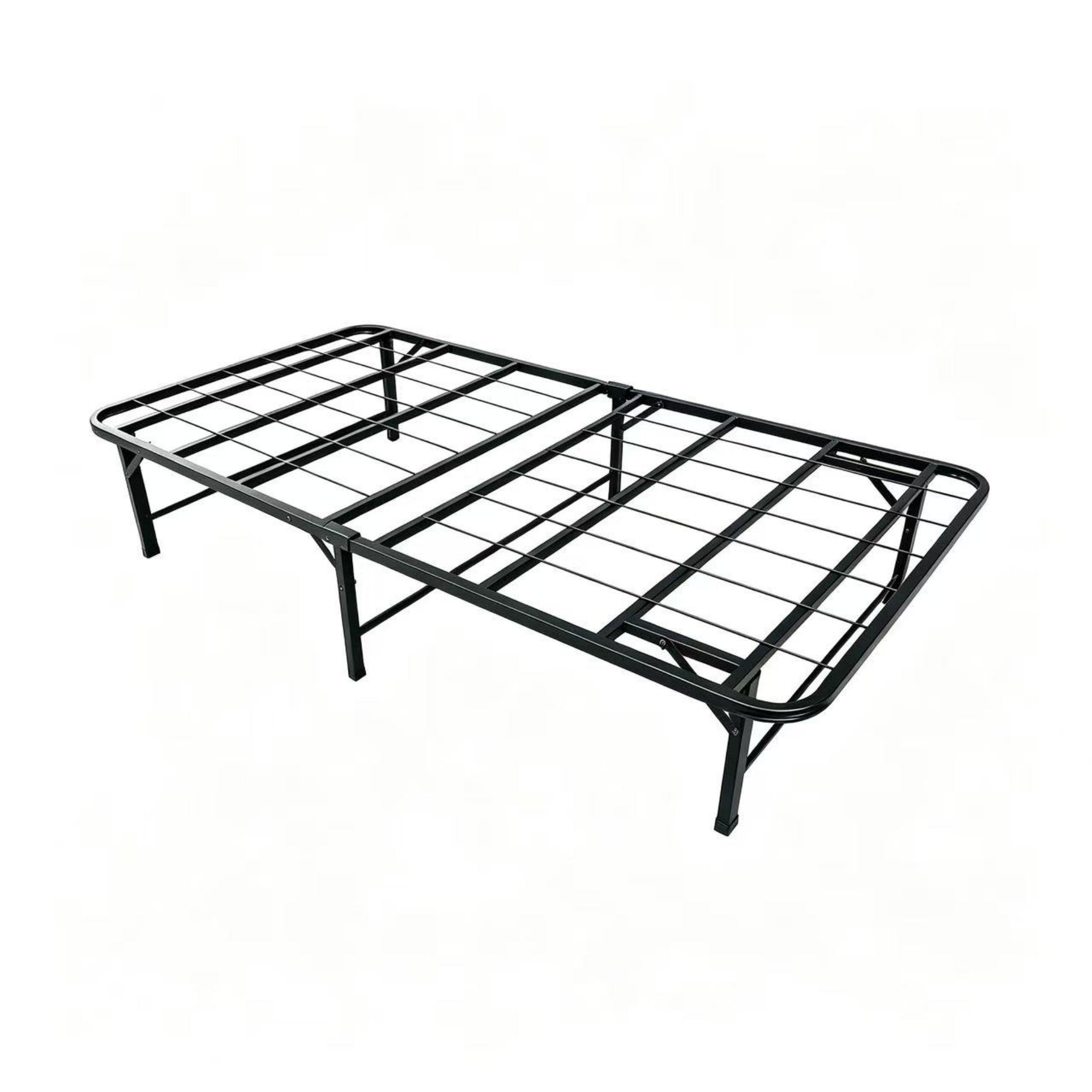 BD002-TWIN-FULL-QUEEN-Foldable Metal Bed Frame