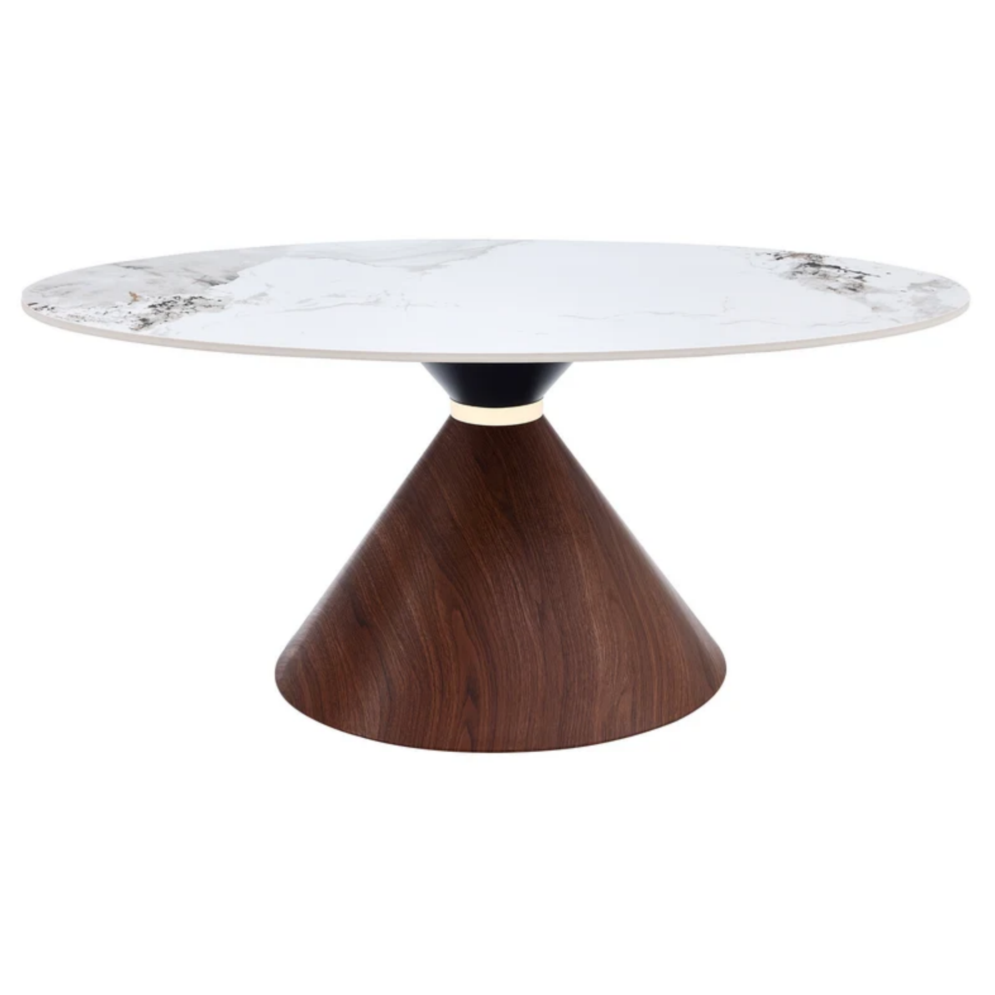CT004 Modern Oval Sintered Stone Coffee Table