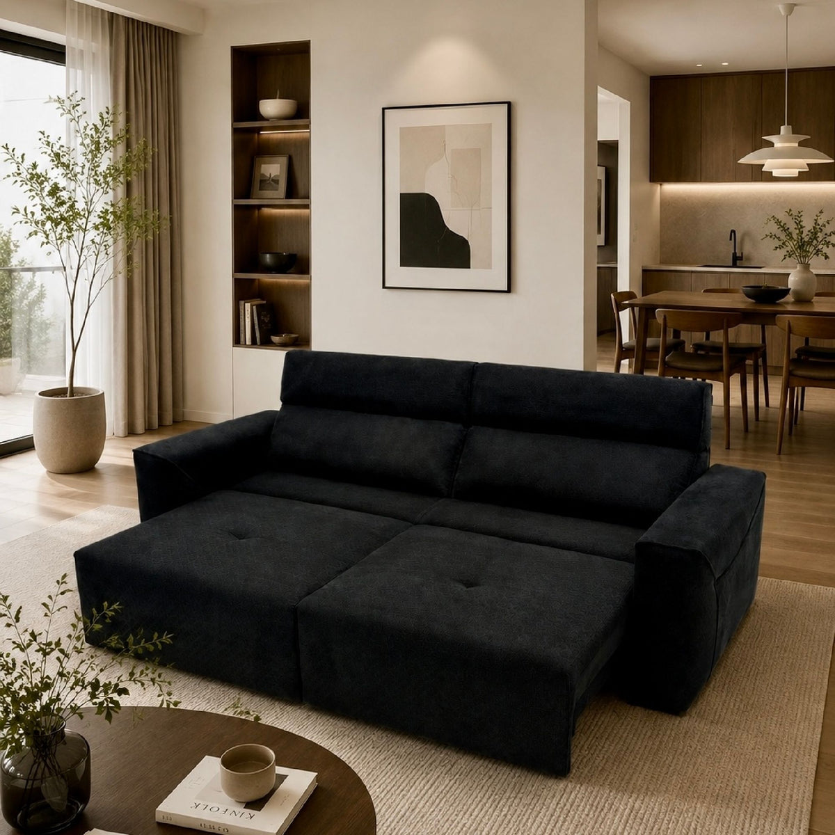 Wall-Hugger power reclining sofa for home furniture