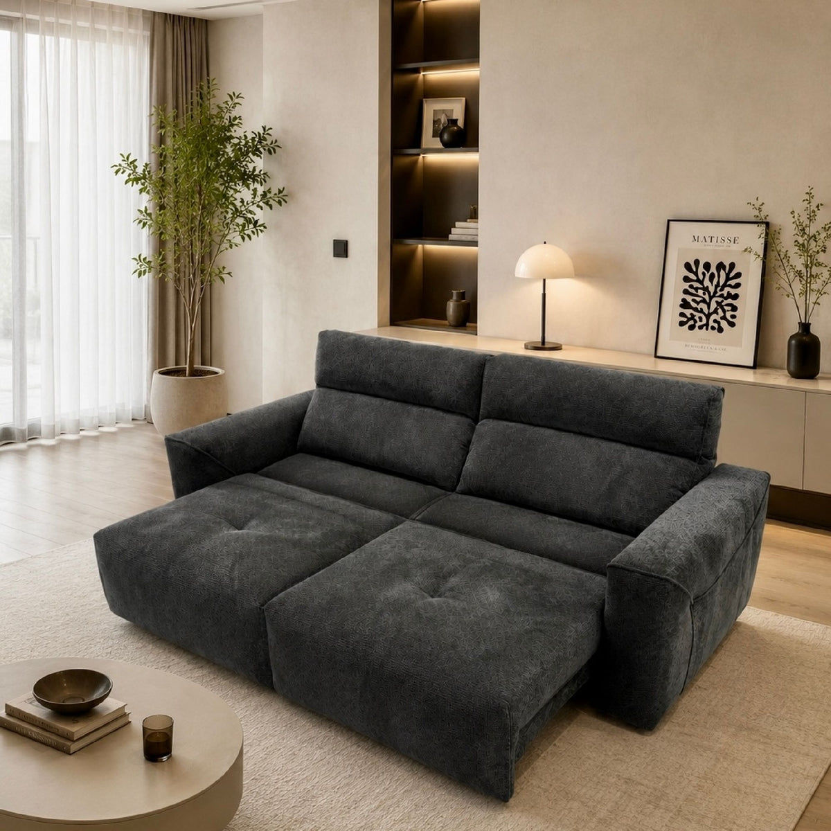 Wall-Hugger power reclining sofa for home furniture