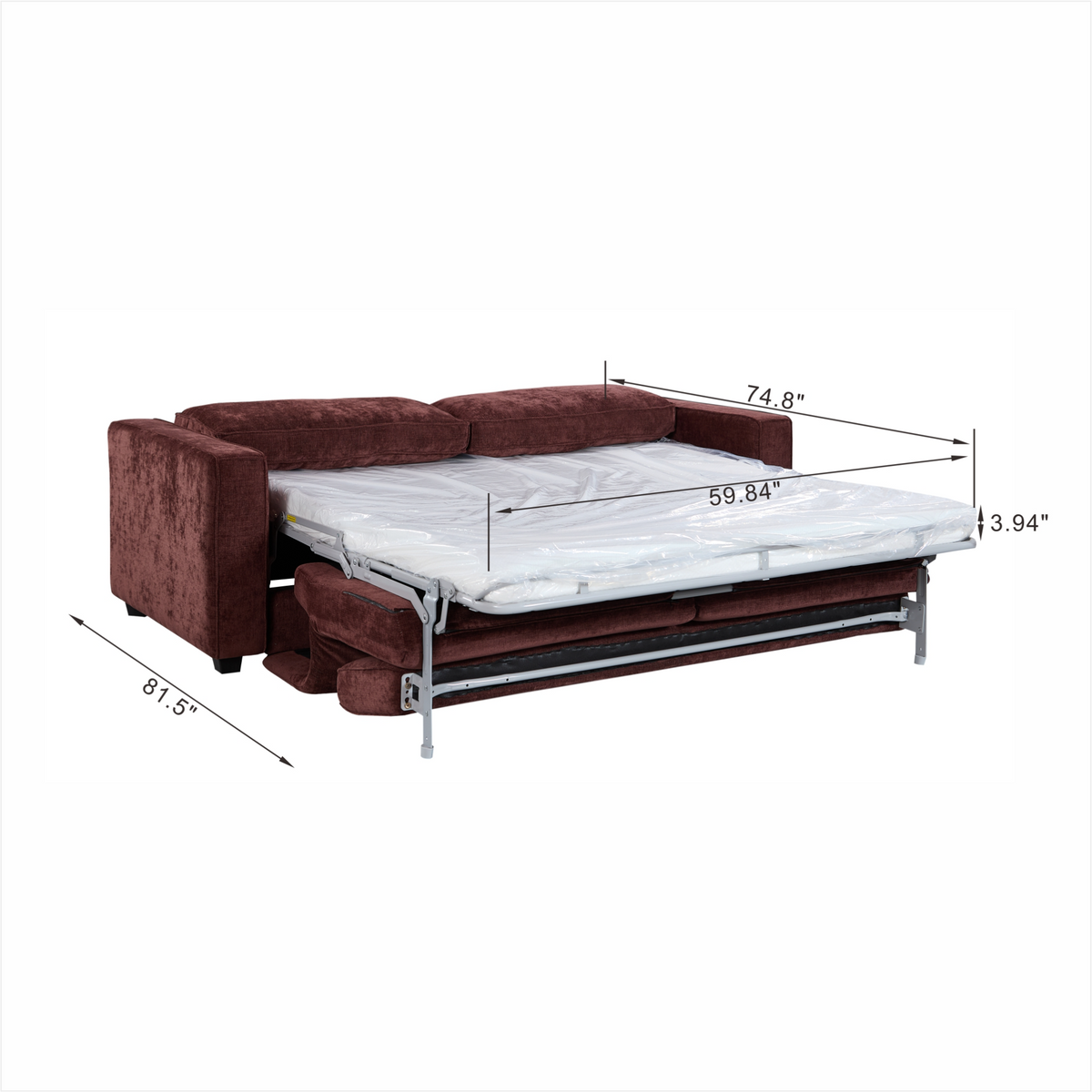 Sofa Bed Red