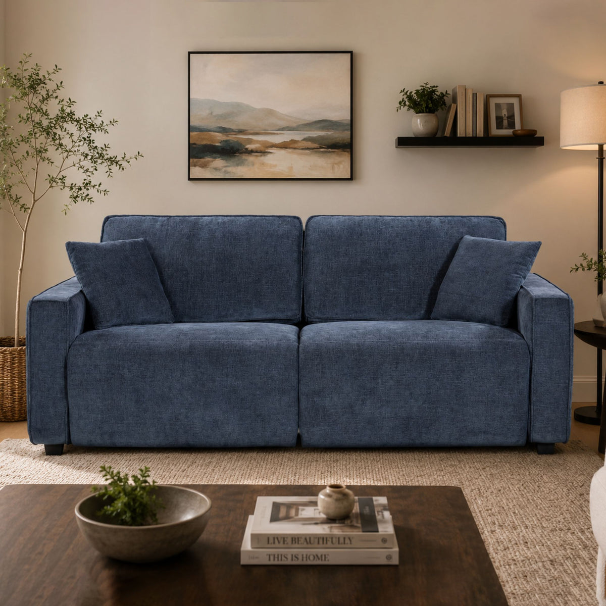 Sofa Bed Blue
