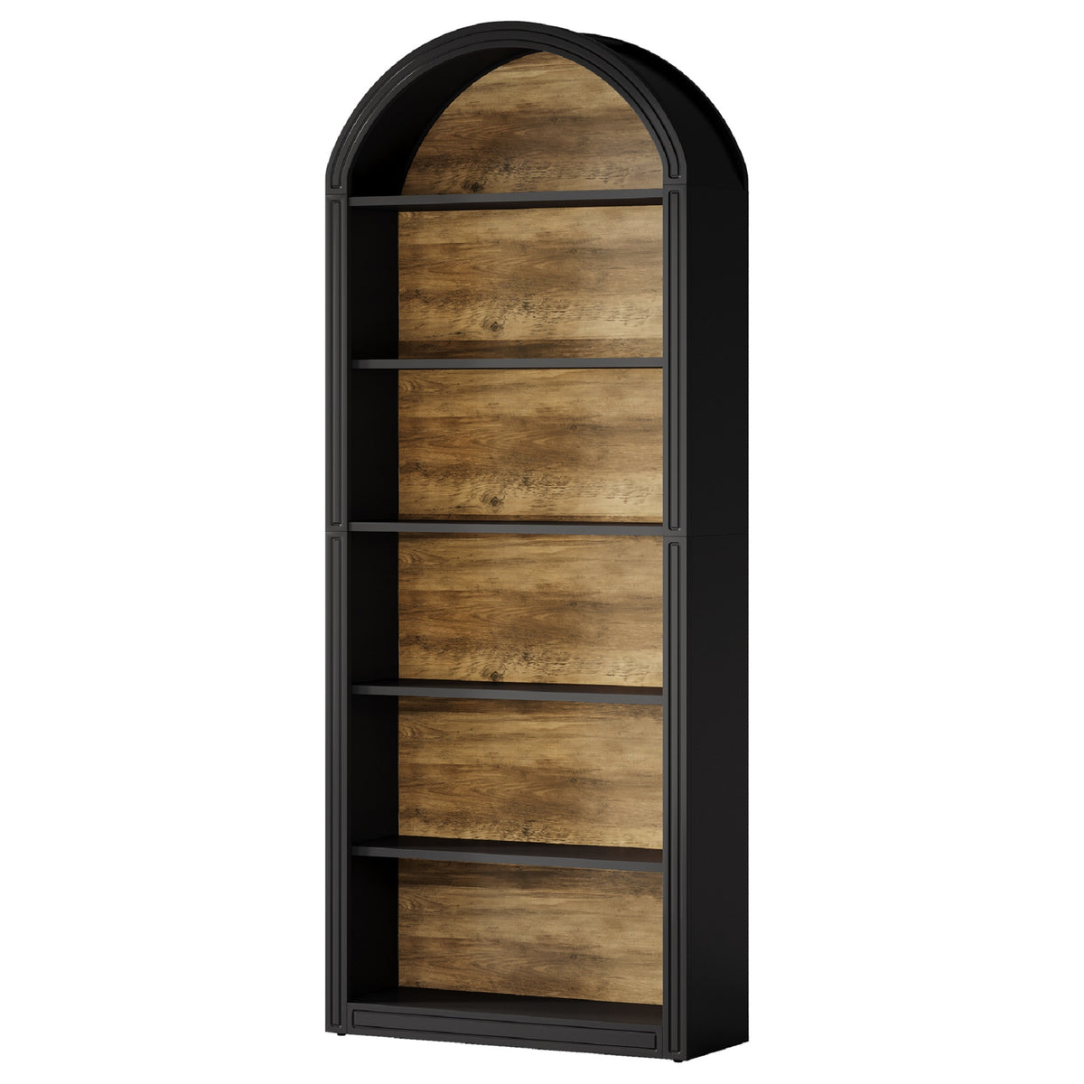 Arched Multi-Tier Display & Storage Bookcase
