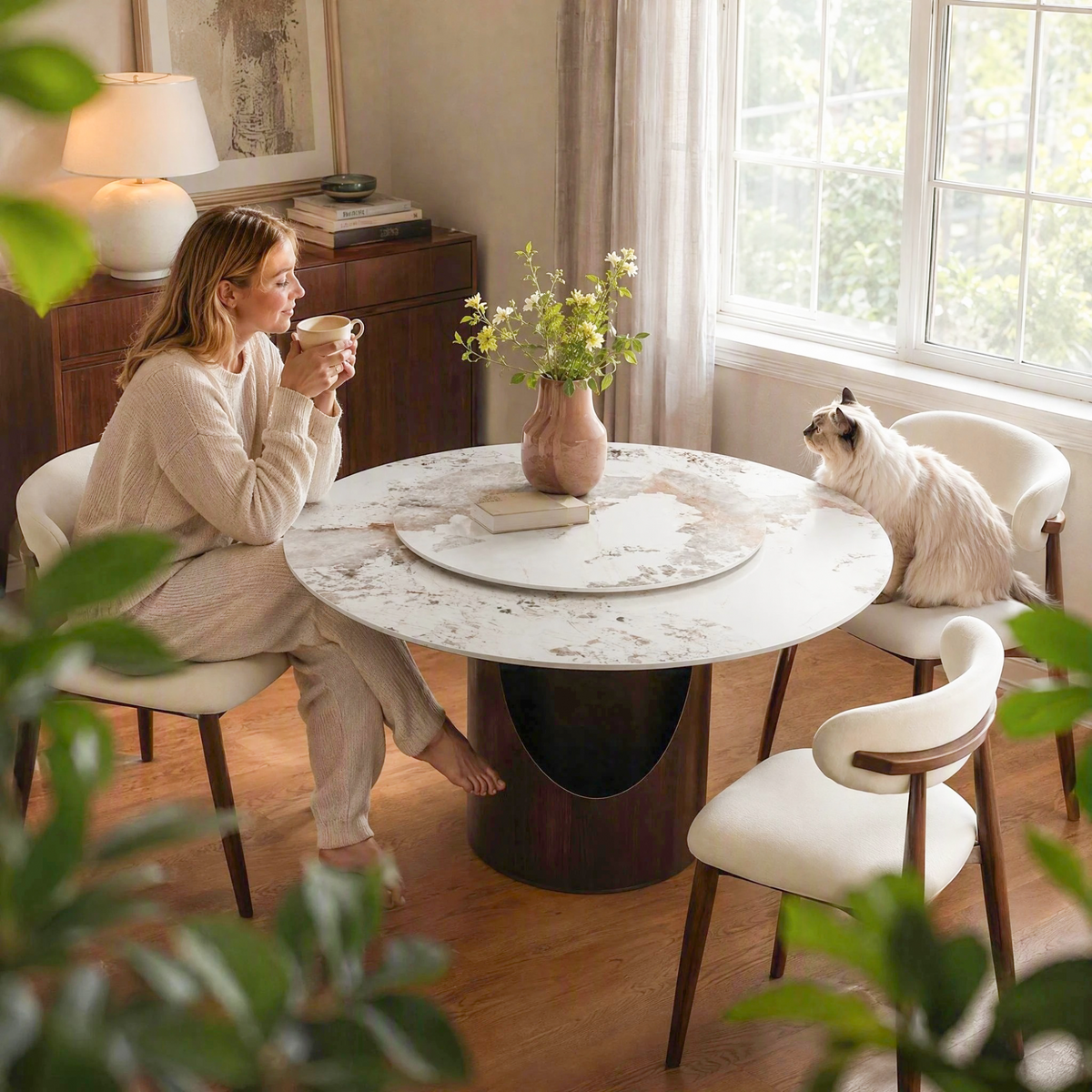 Round Dining table MYCZ001B