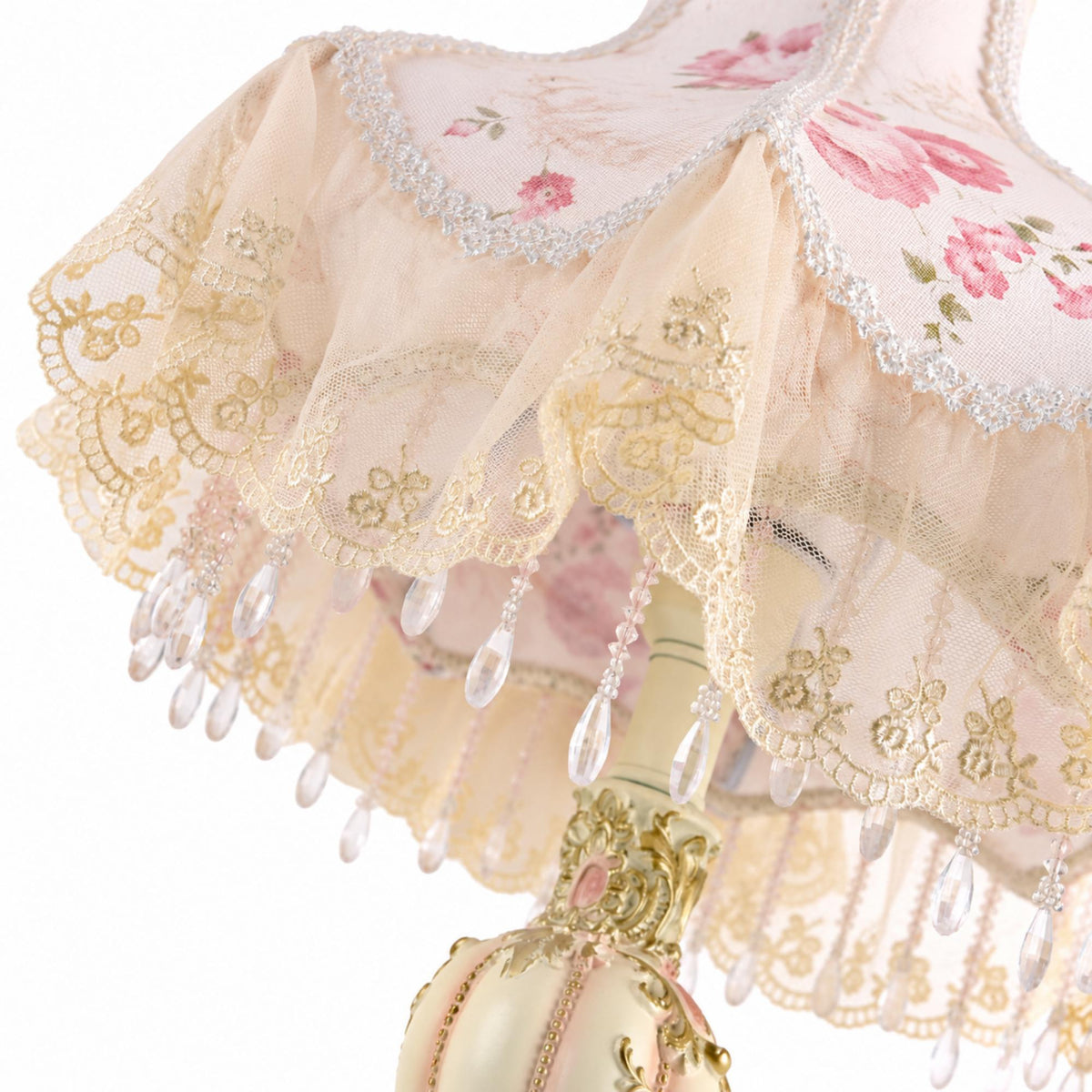 White Table Lamp European Style
