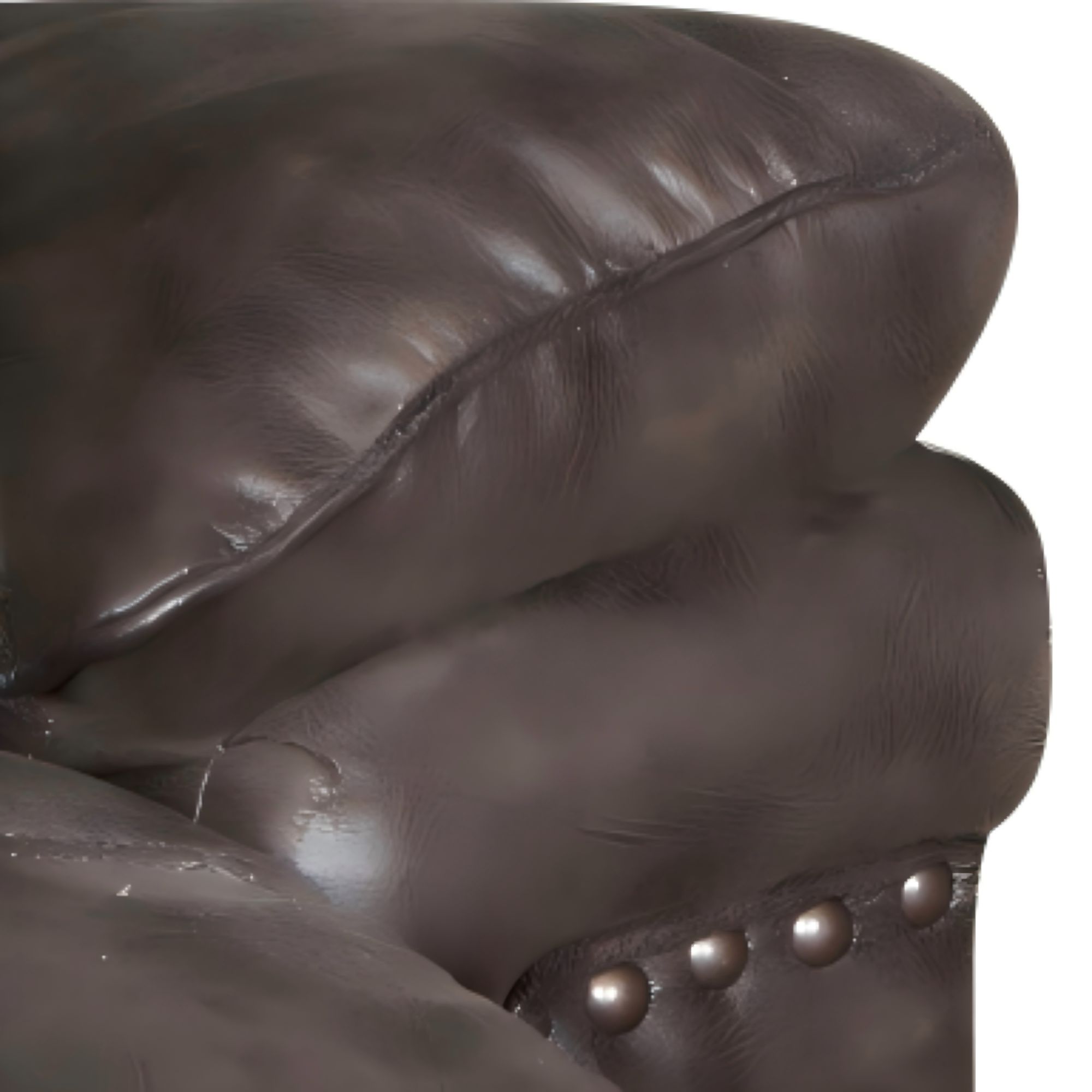 Bison Power Recliner & 1-Seater Sofa with Armrests and Storage, Breathable Leather, Home Theater Seating