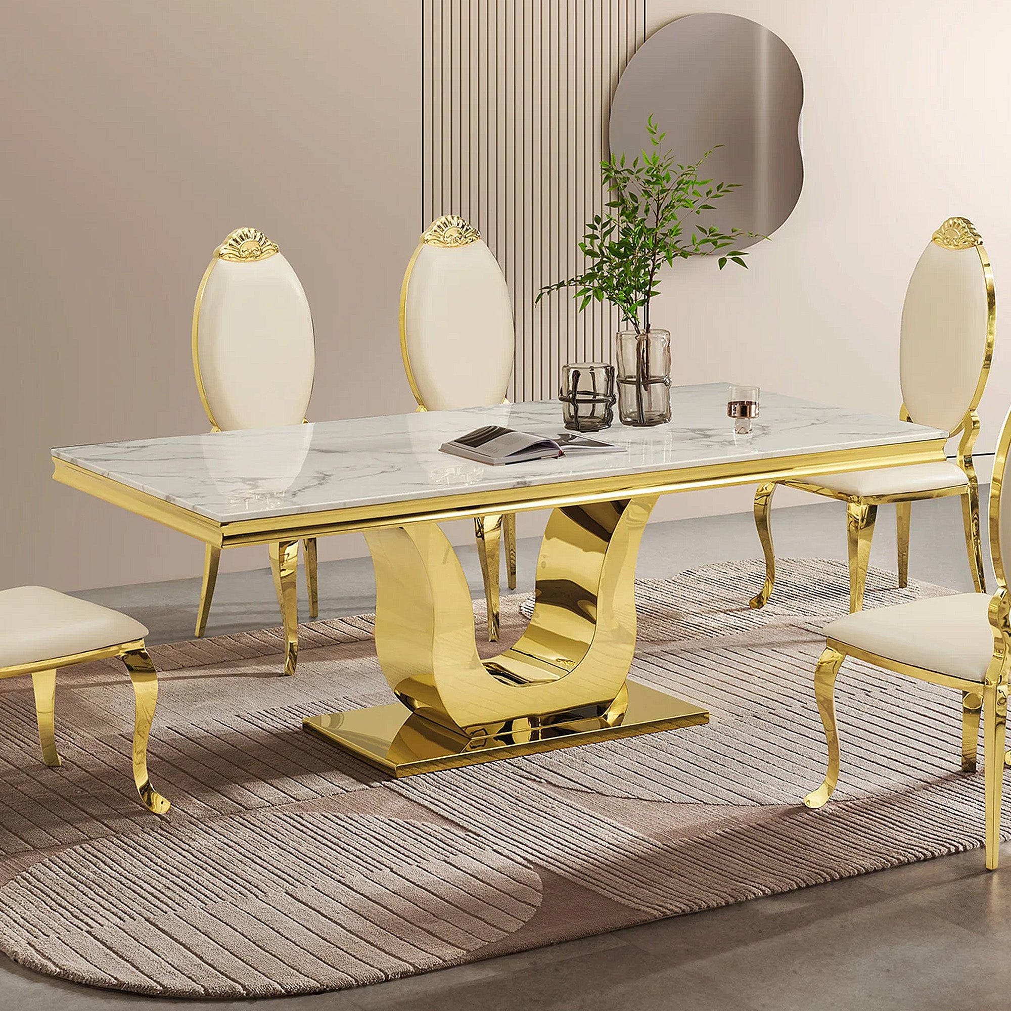 Stainless Steel Fashion Dining Table