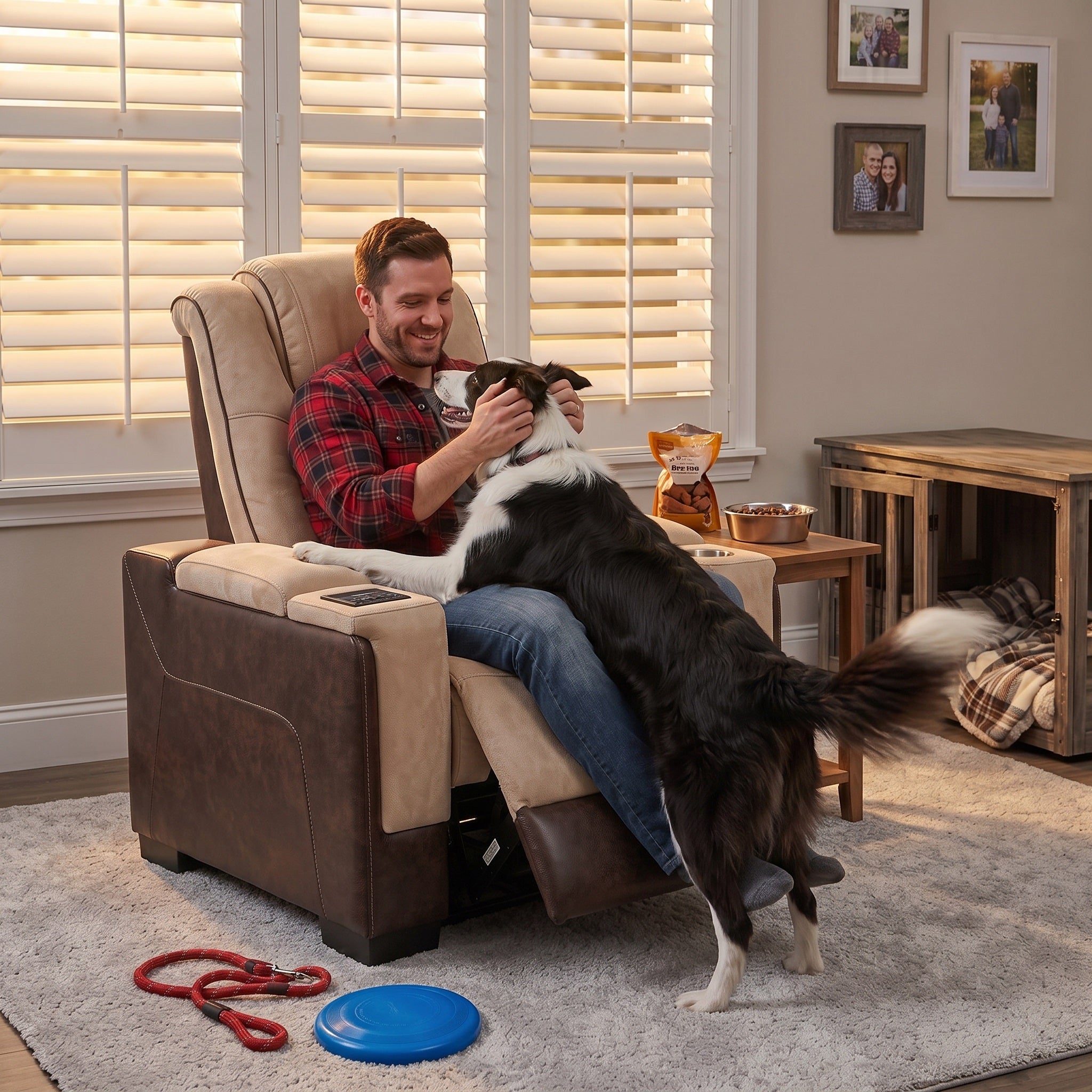 Charlie Brown Power Recliner Chair