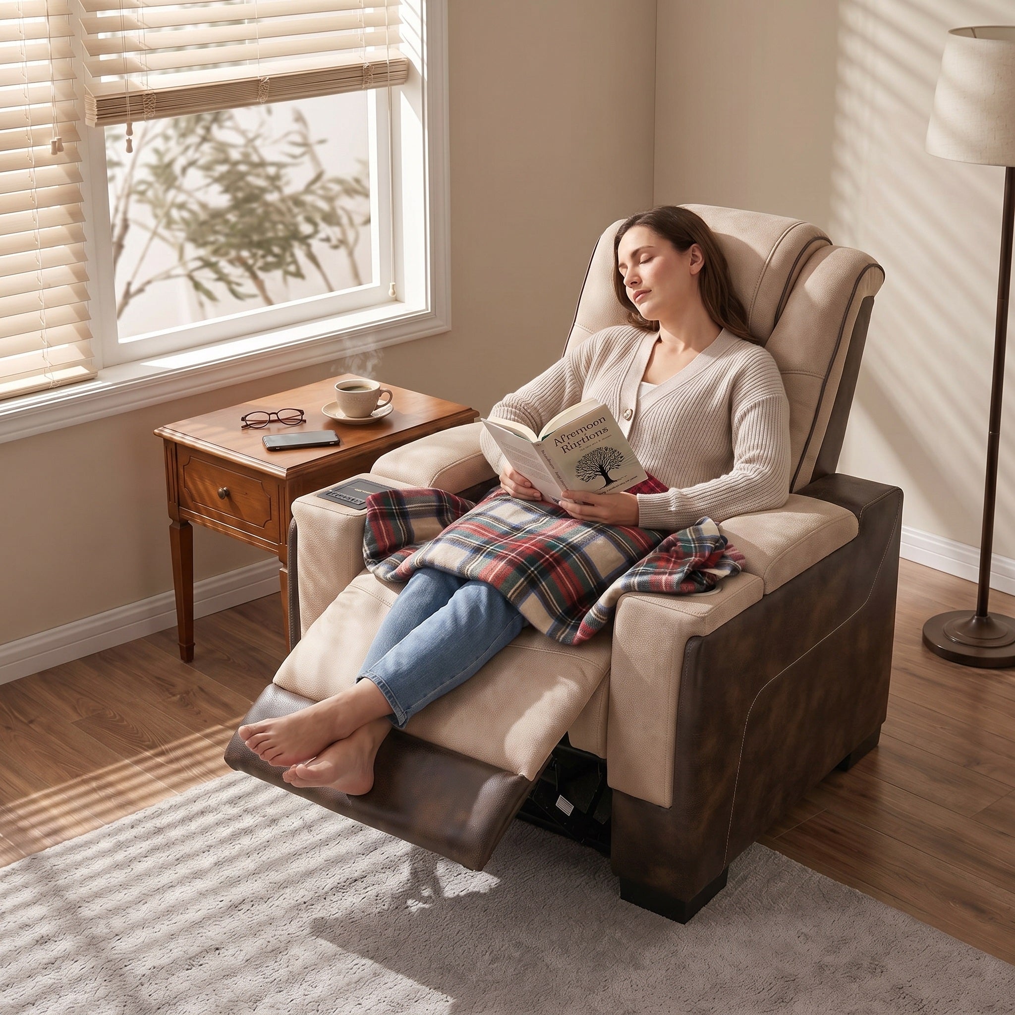 Charlie Brown Power Recliner Chair