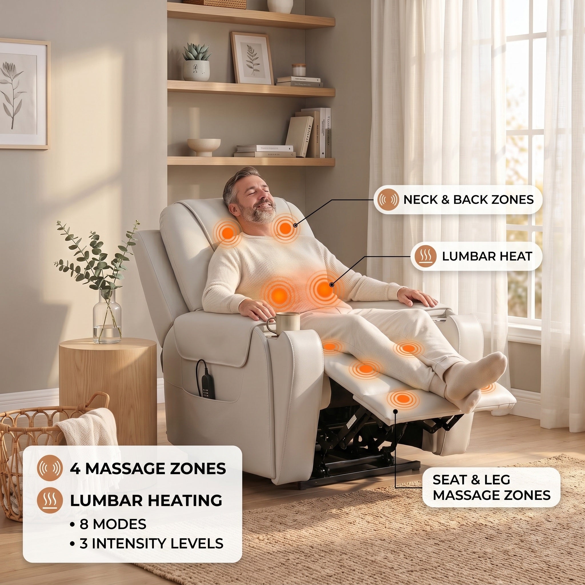 Electric Power Lift Recliner Chair