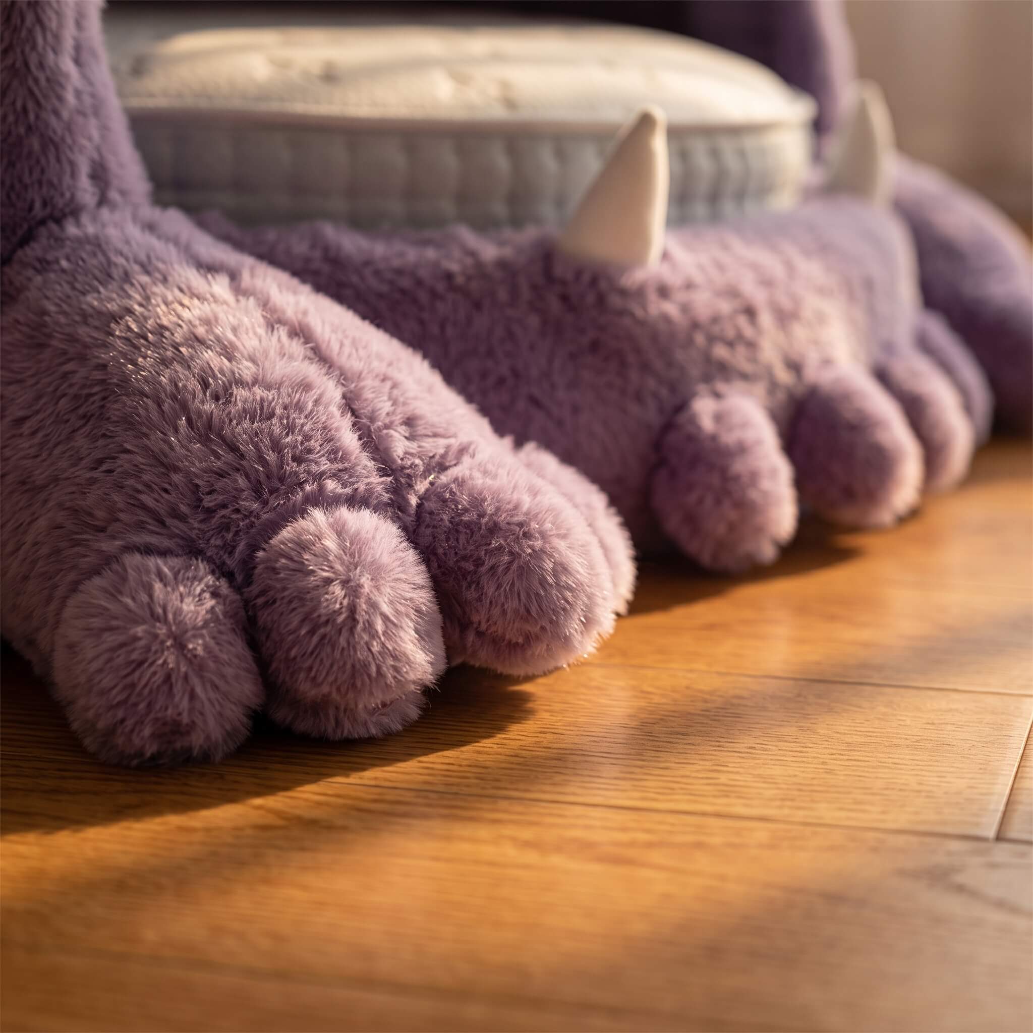 Monster Gobbler's Bed – Whimsical Purple Kids Novelty Bed