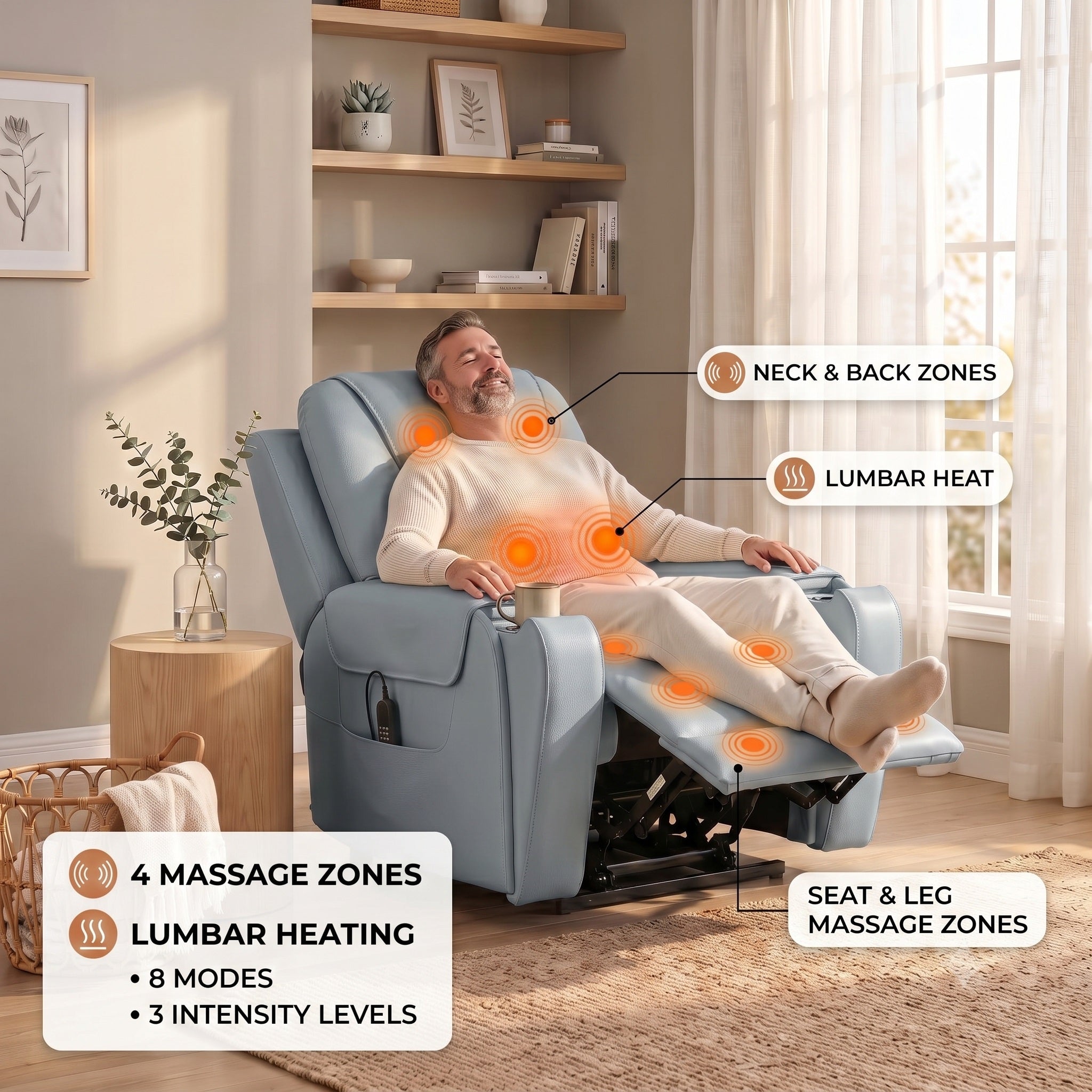 Electric Power Lift Recliner Chair