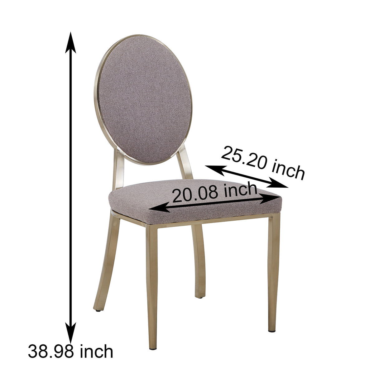 Slab Dining Chair (2PCS/CTN)
